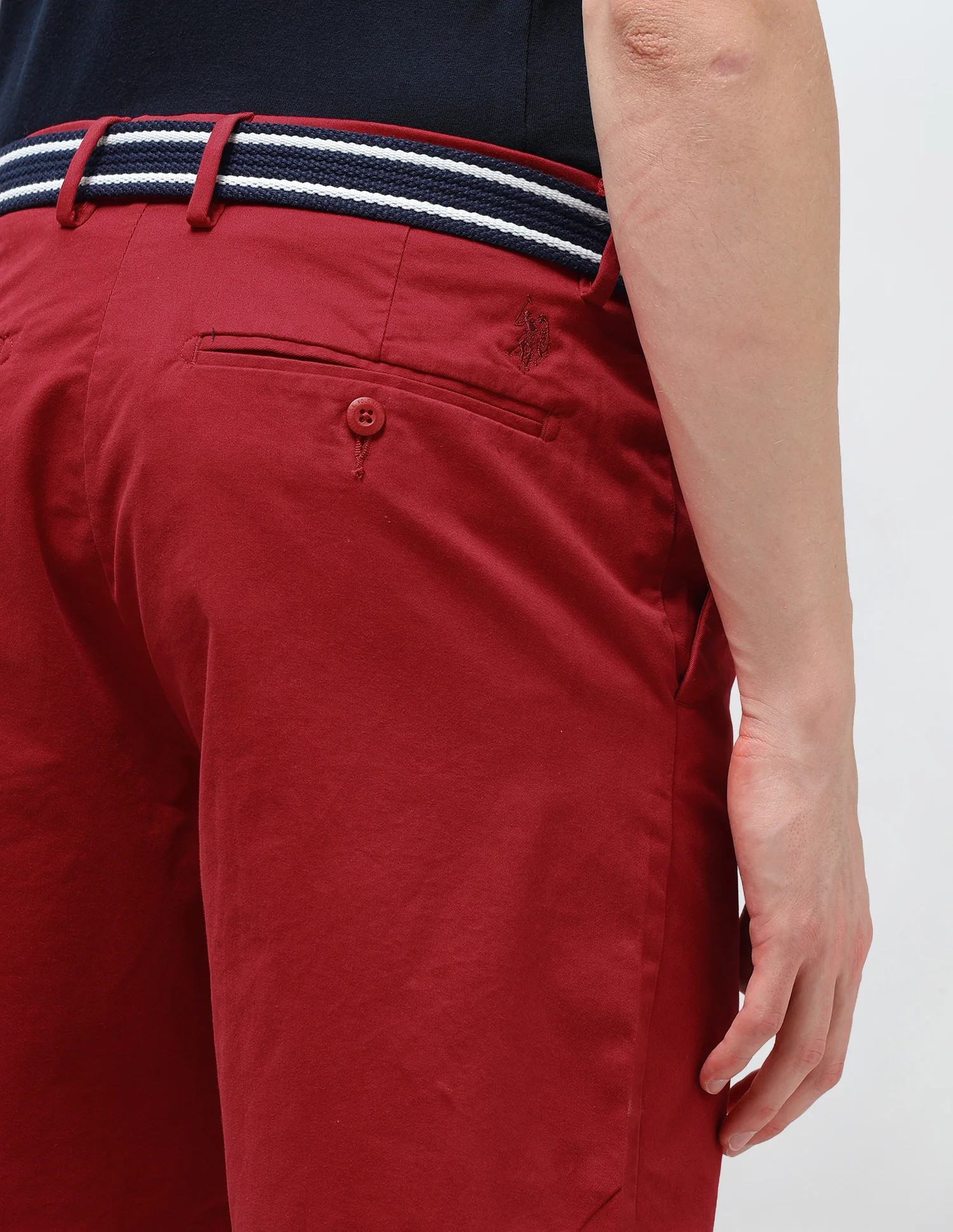 Slim Fit Twill Shorts - Image 8