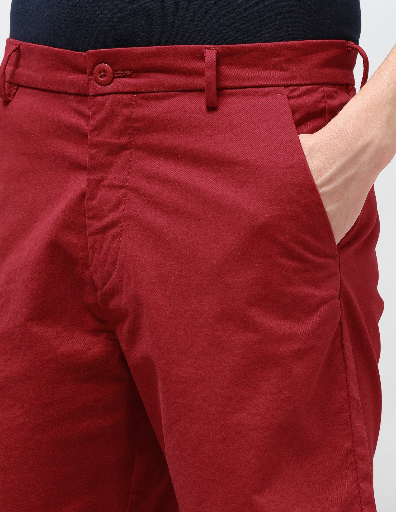 Slim Fit Twill Shorts - Image 9