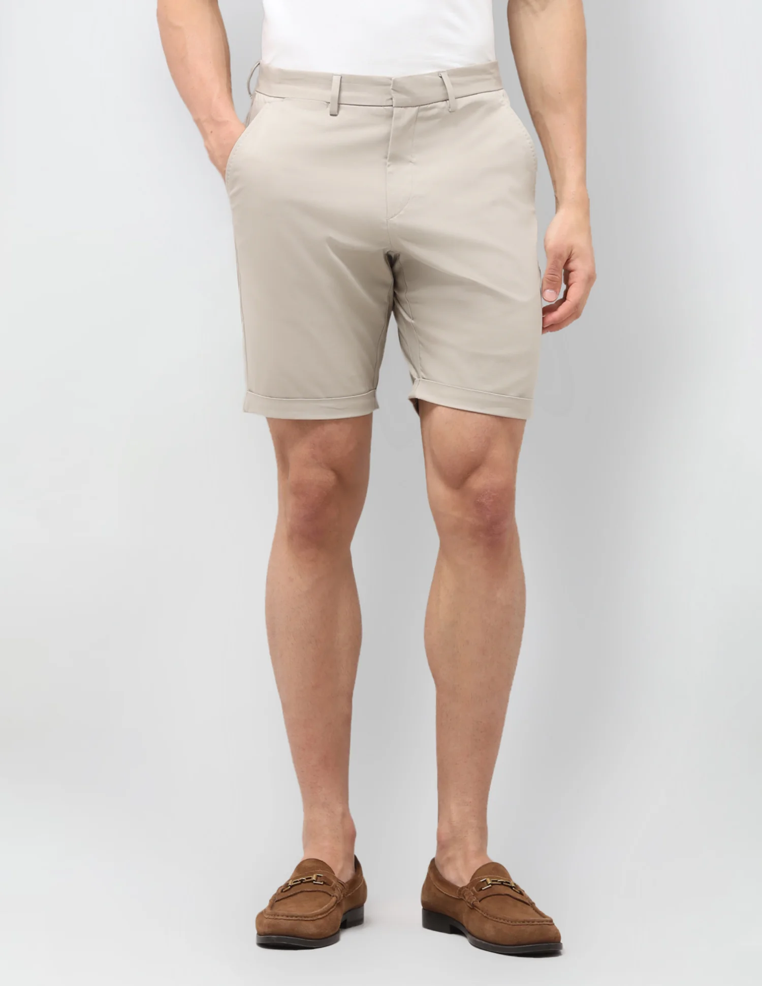 Slim Fit Twill Shorts - Image 6