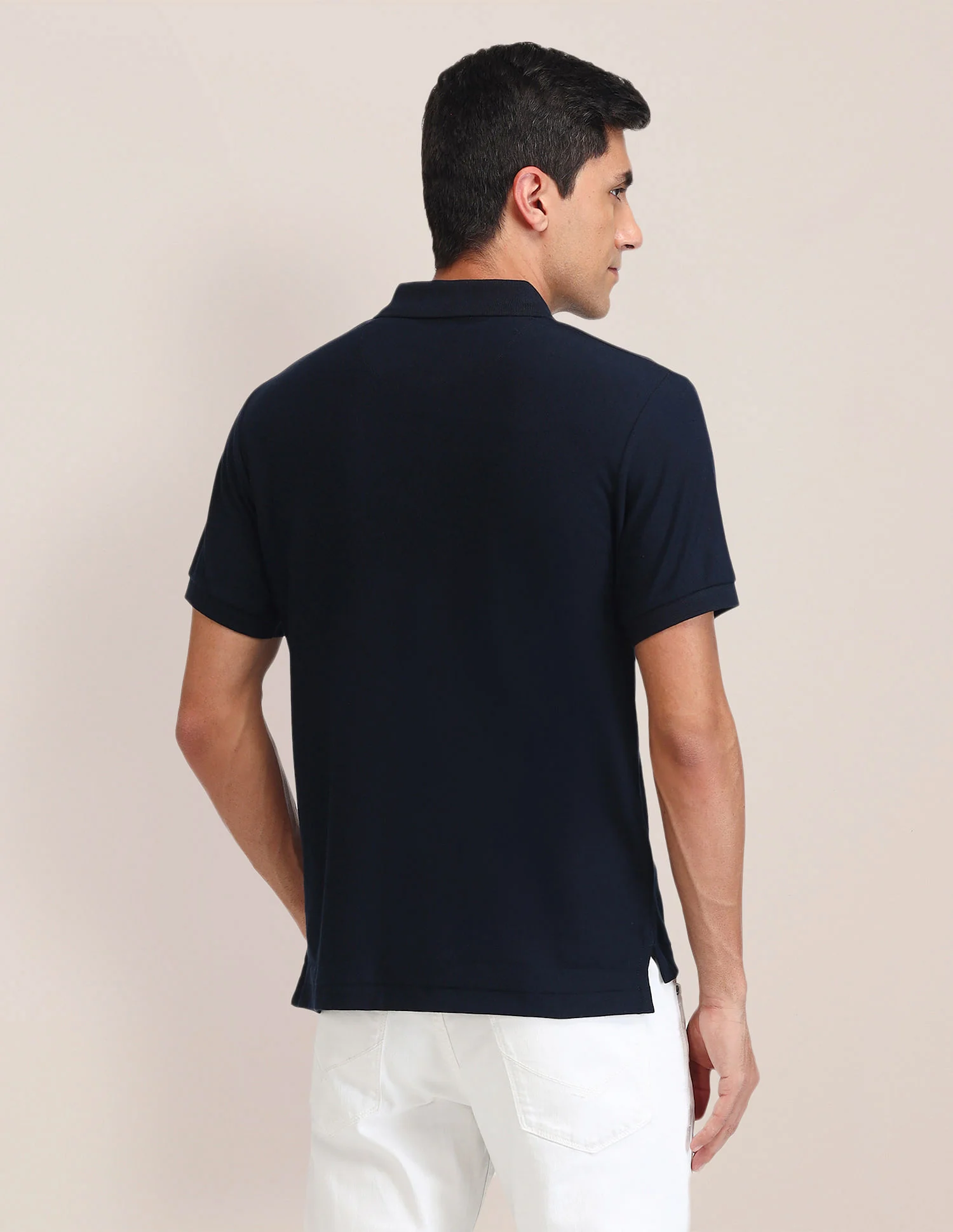 Slim Fit Vertical Striped Polo Shirt - Image 5