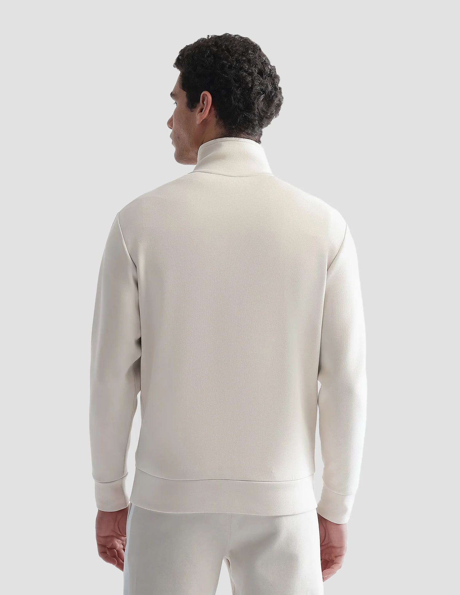 Slim Fit Zipper Active Sweatshirt - Image 5