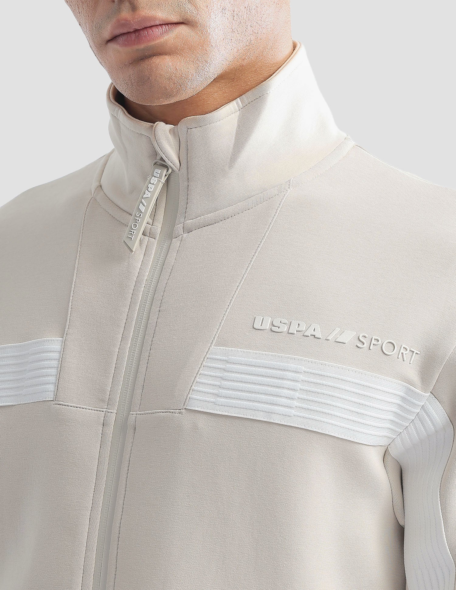 Slim Fit Zipper Active Sweatshirt - Image 7