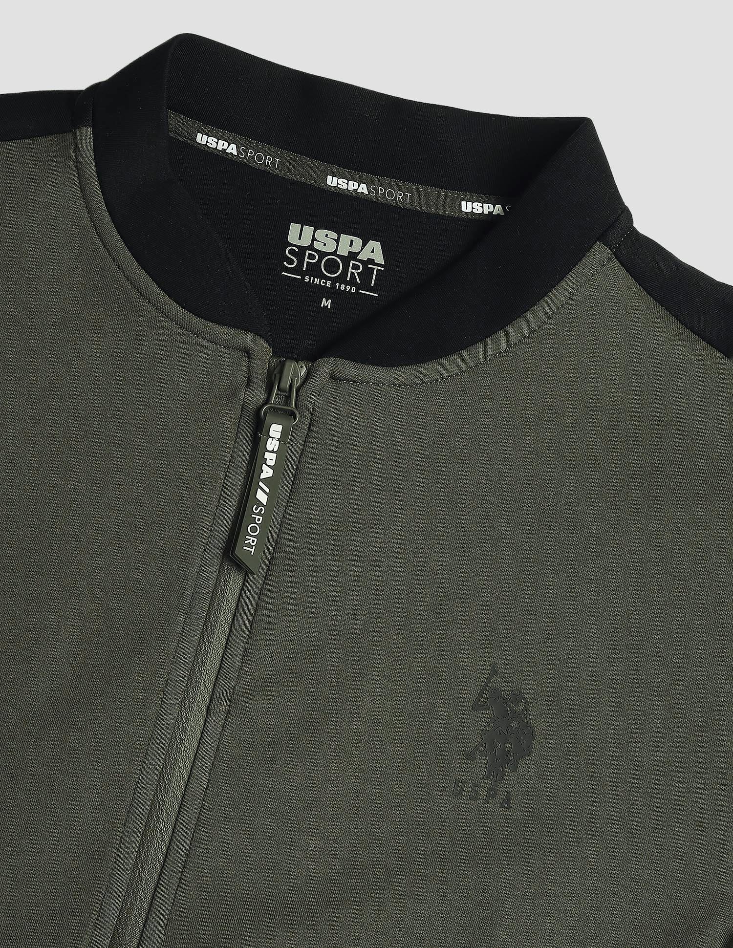Slim Fit Zipper Active Sweatshirt - Image 9