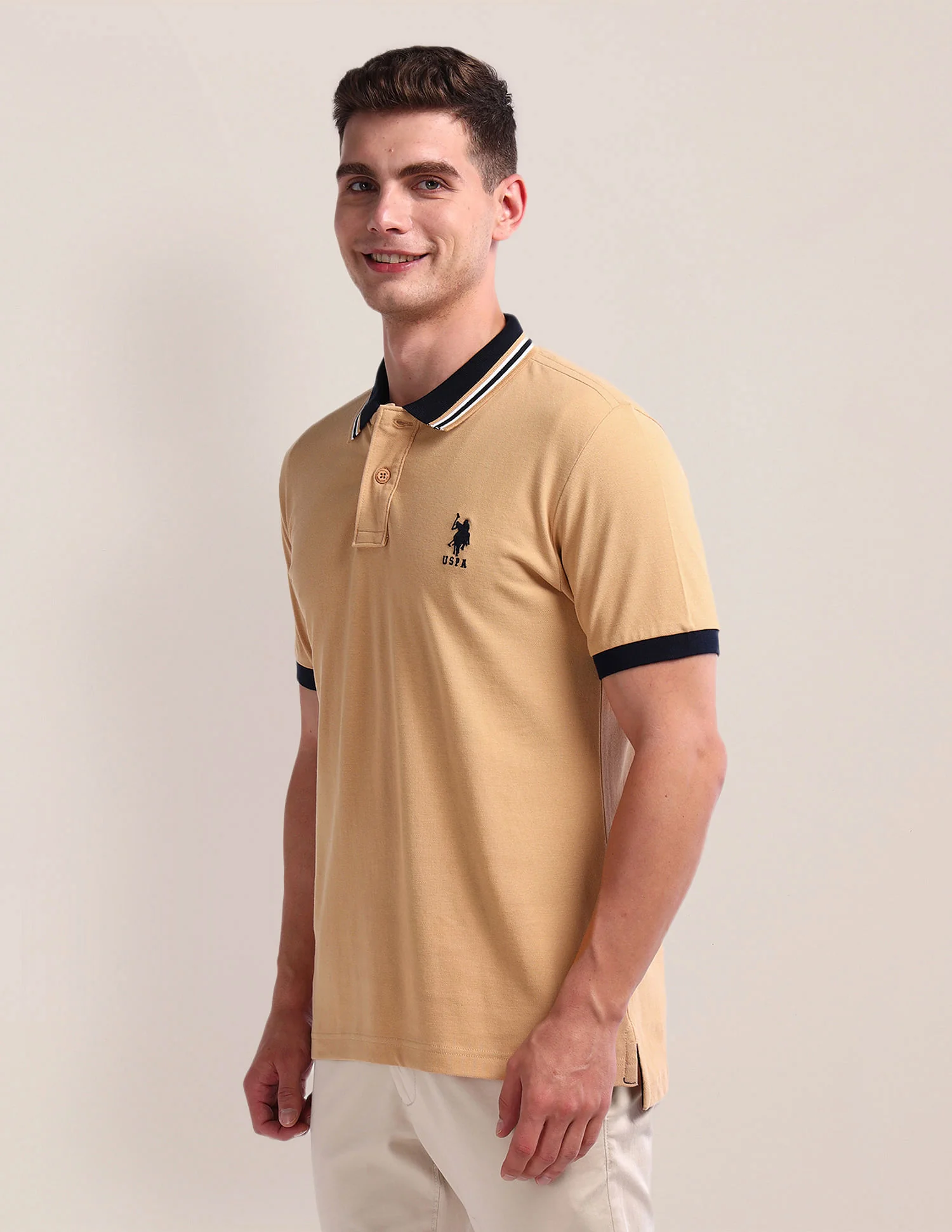 Slim Pique Polo Shirt - Image 4