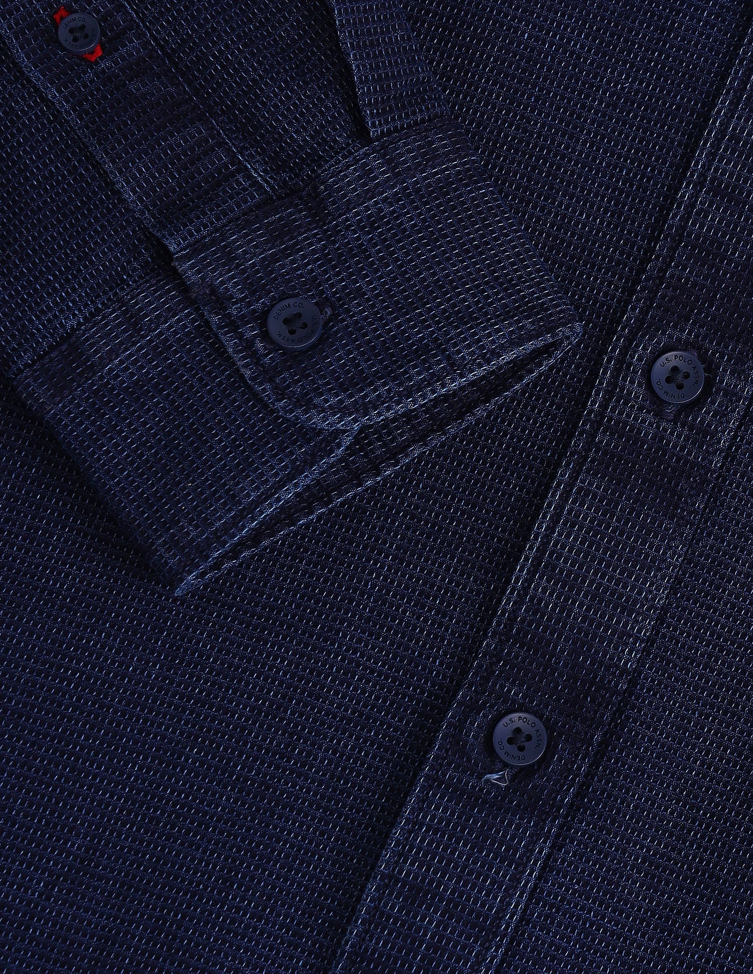 Slim Solid Dobby Shirt - Image 8