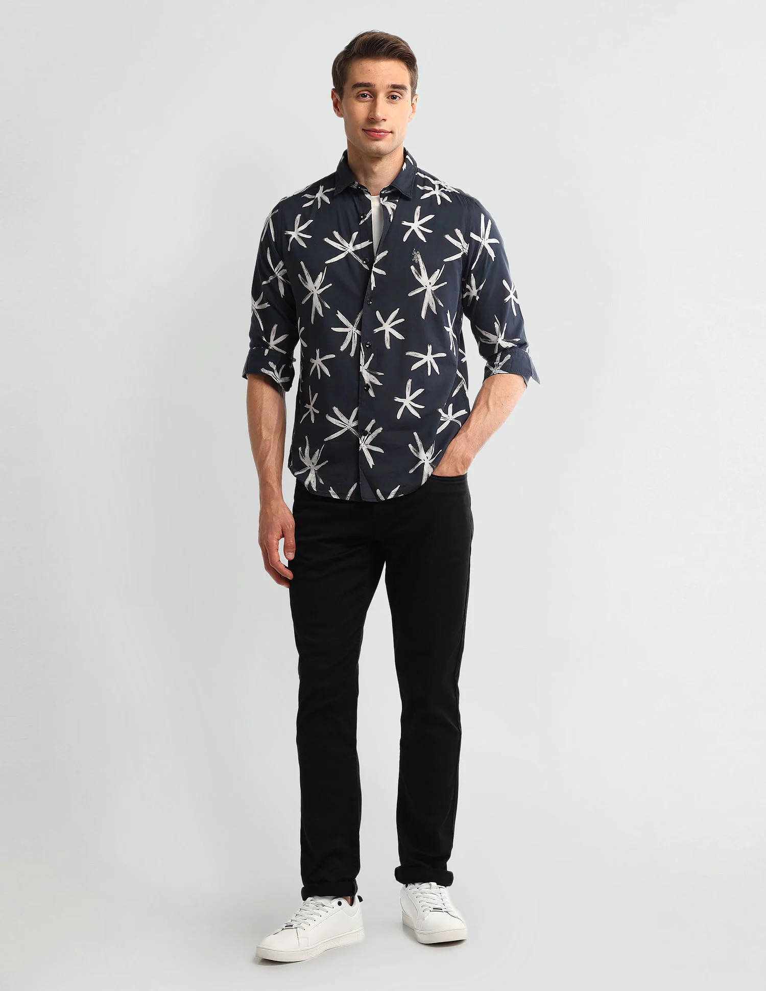 Slim Tapered Black Jeans - Image 3