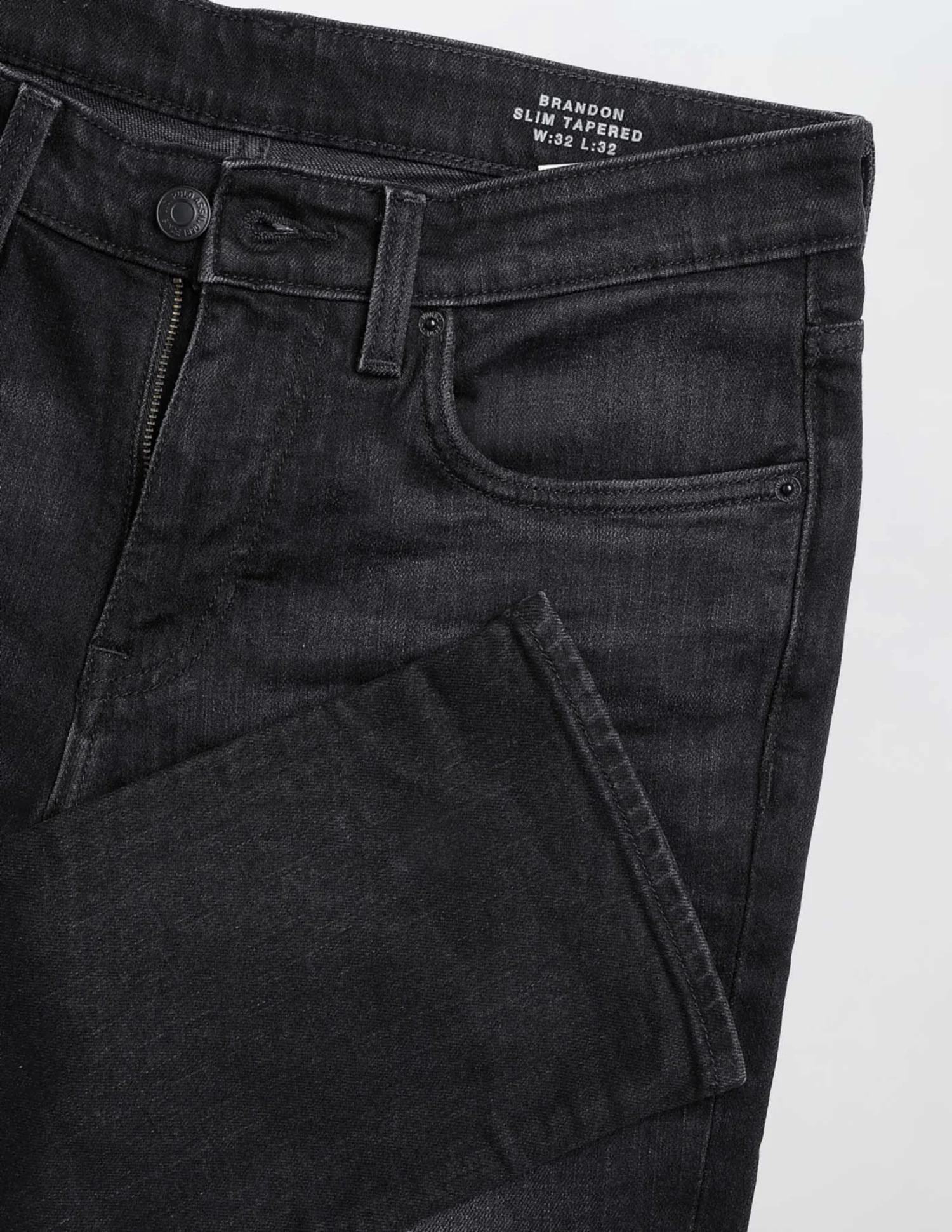 Slim Tapered Black Jeans - Image 2