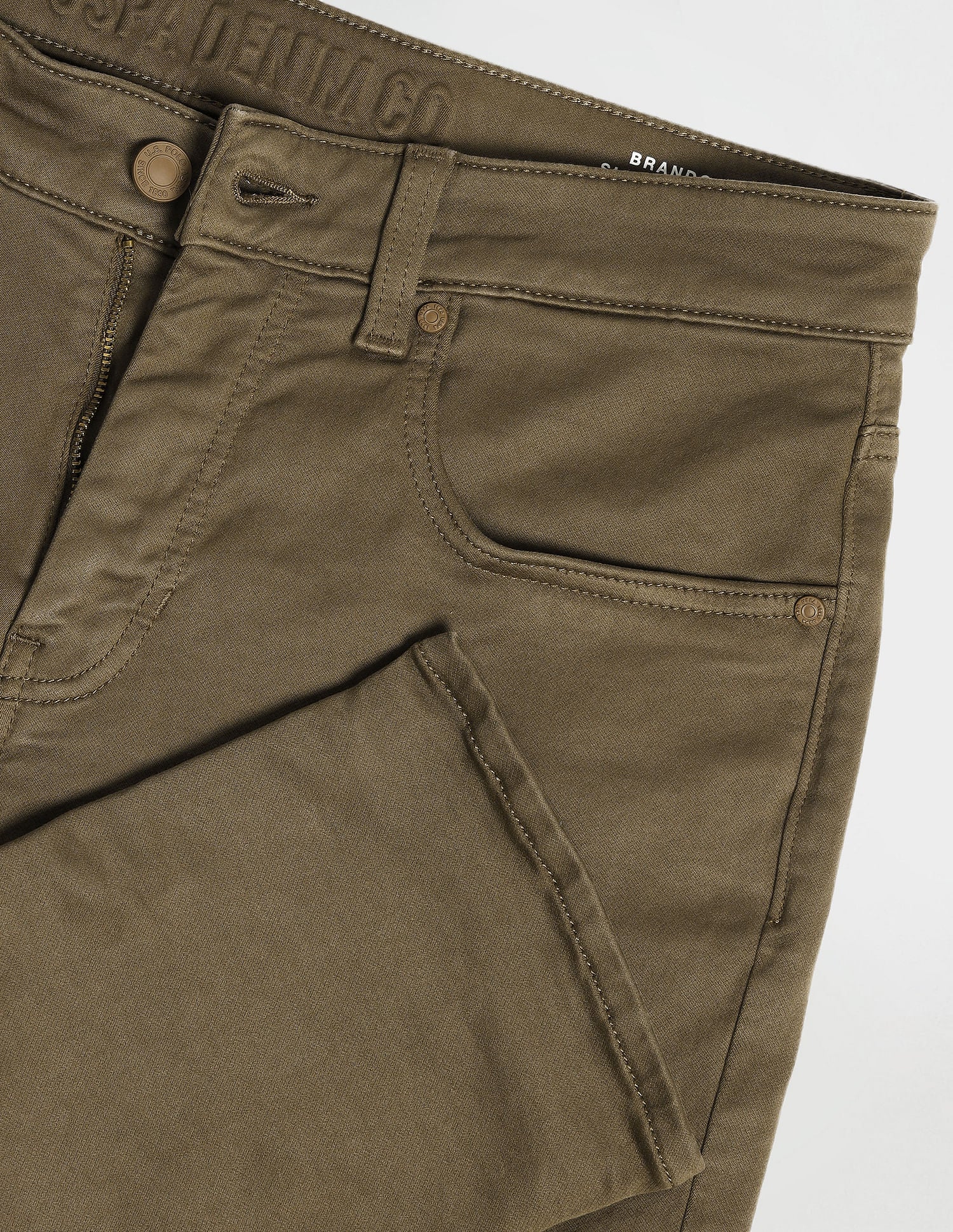 Slim Tapered Fit Beige Jeans - Image 2