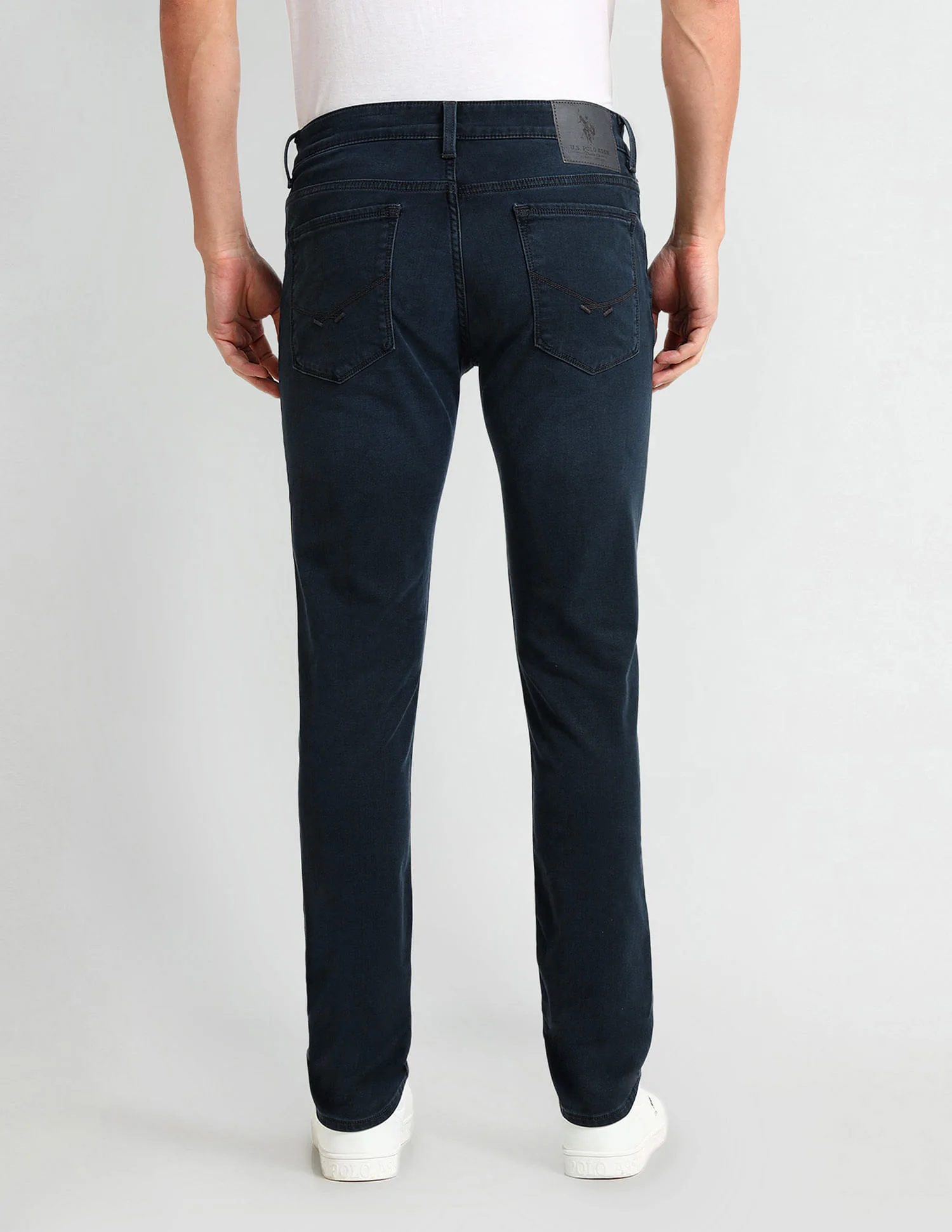Slim Tapered Fit Blue Jeans - Image 5