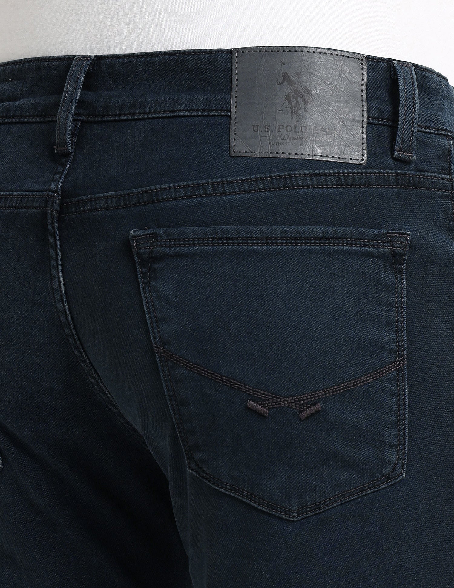Slim Tapered Fit Blue Jeans - Image 7