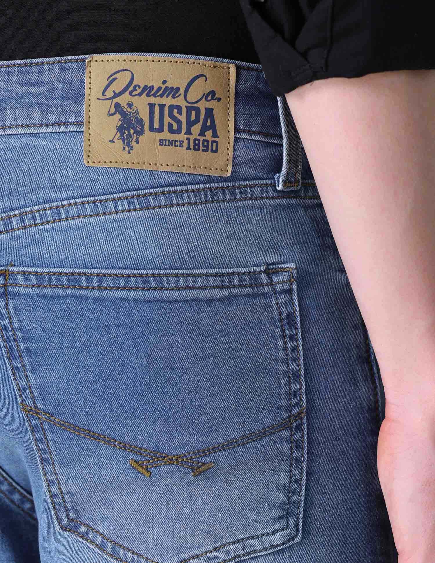 Slim Tapered Fit Blue Jeans - Image 8