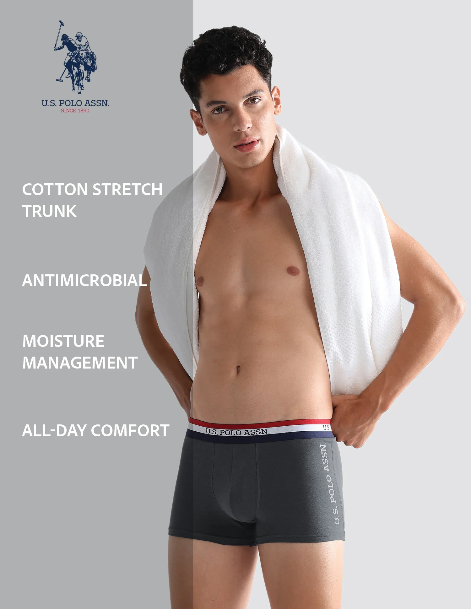 Solid Antibacterial ET002 Trunks - Pack Of 2 - Image 10