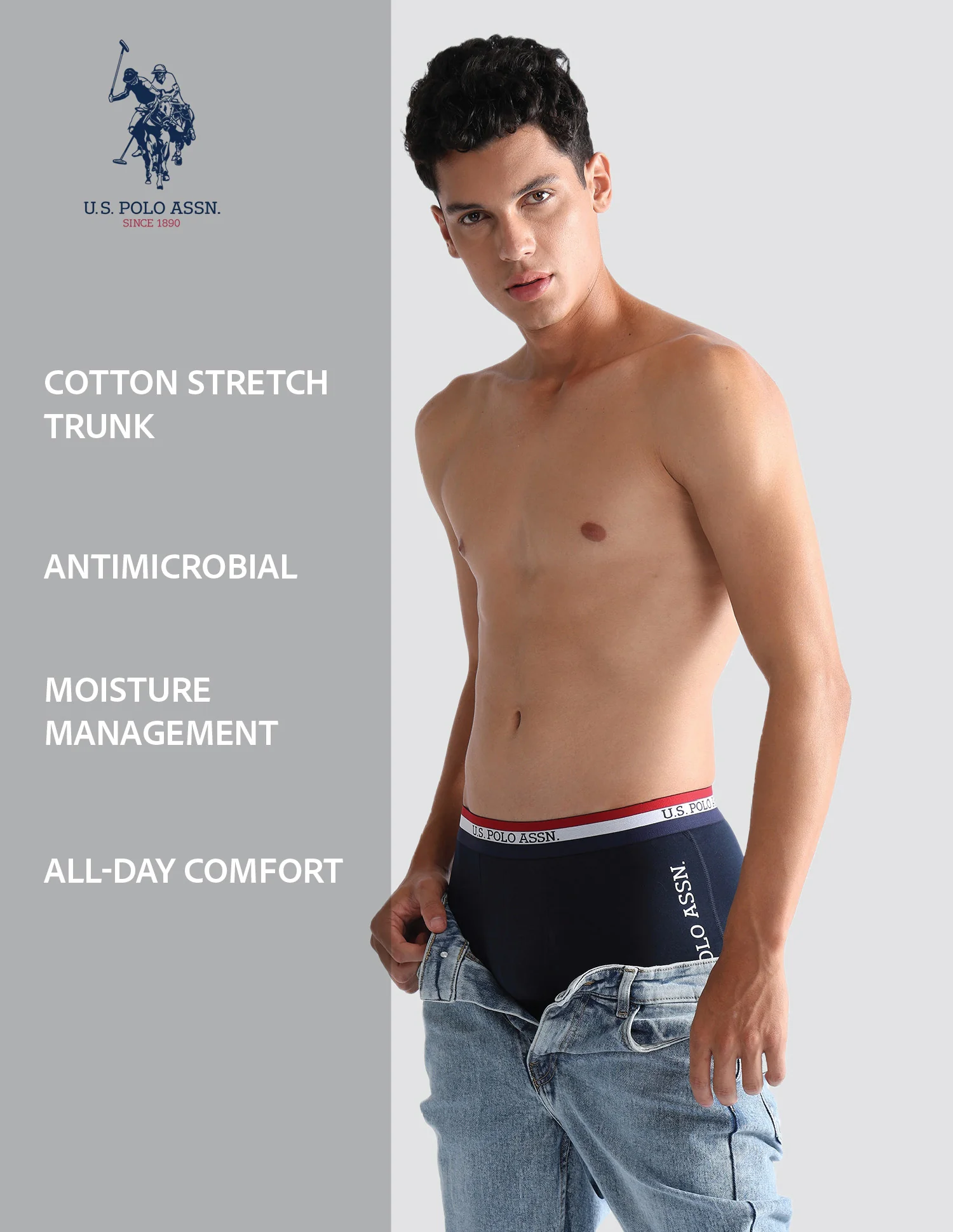 Solid Antibacterial ET002 Trunks - Pack Of 2 - Image 9