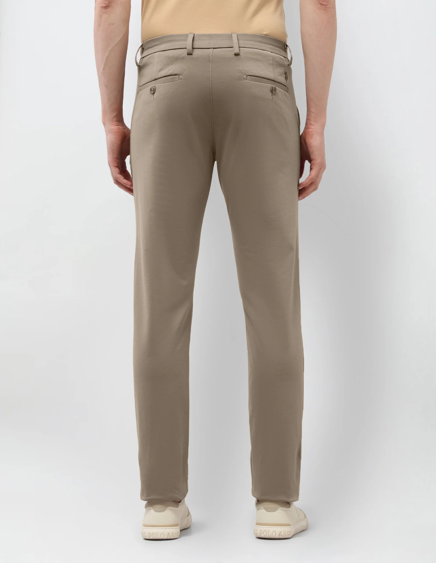 Solid Austin Slim Fit Trousers - Image 5