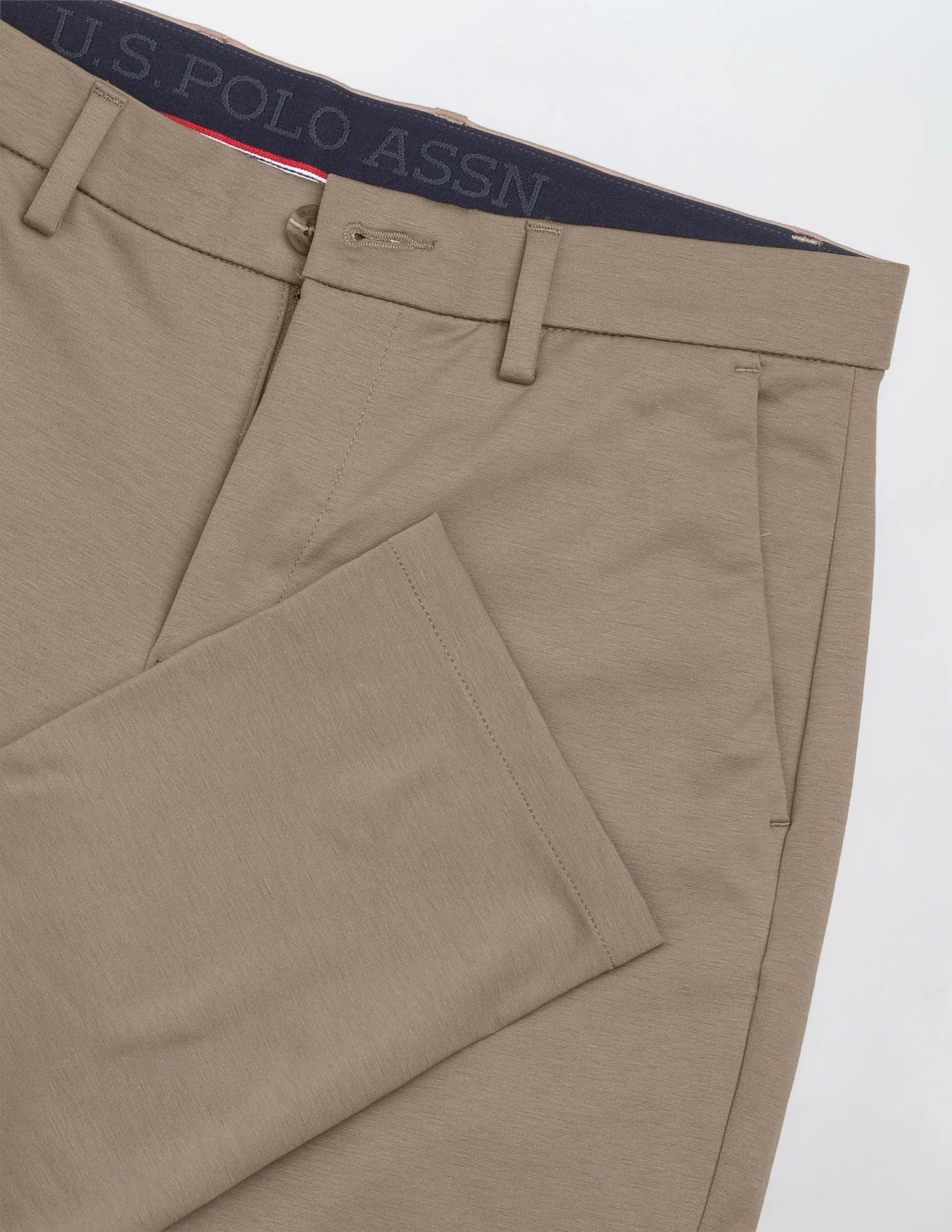 Solid Austin Slim Fit Trousers - Image 9