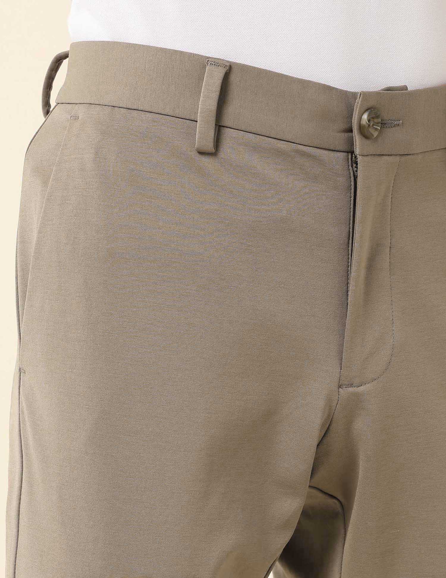 Solid Austin Slim Fit Twill Trousers - Image 7