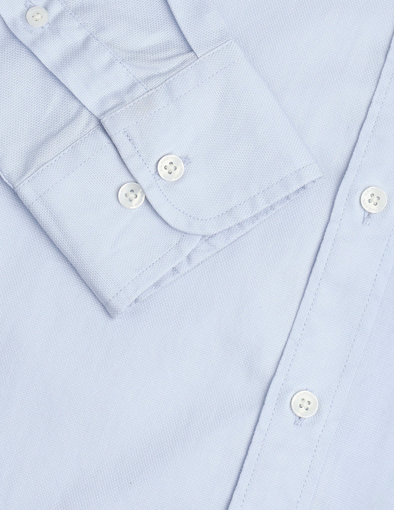 Solid Regular Fit Formal Shirt - Image 8