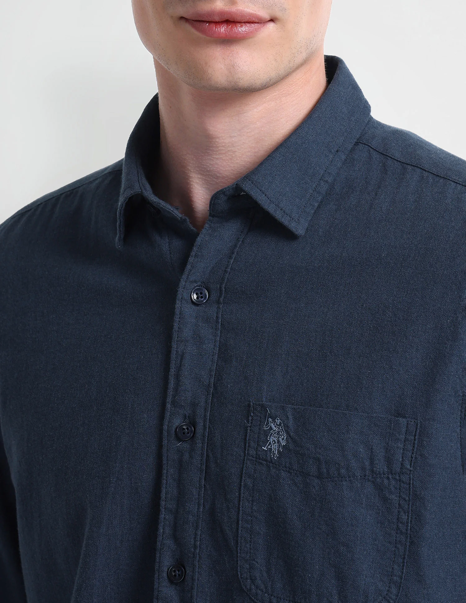 Solid Slim Fit Shirt - Image 7