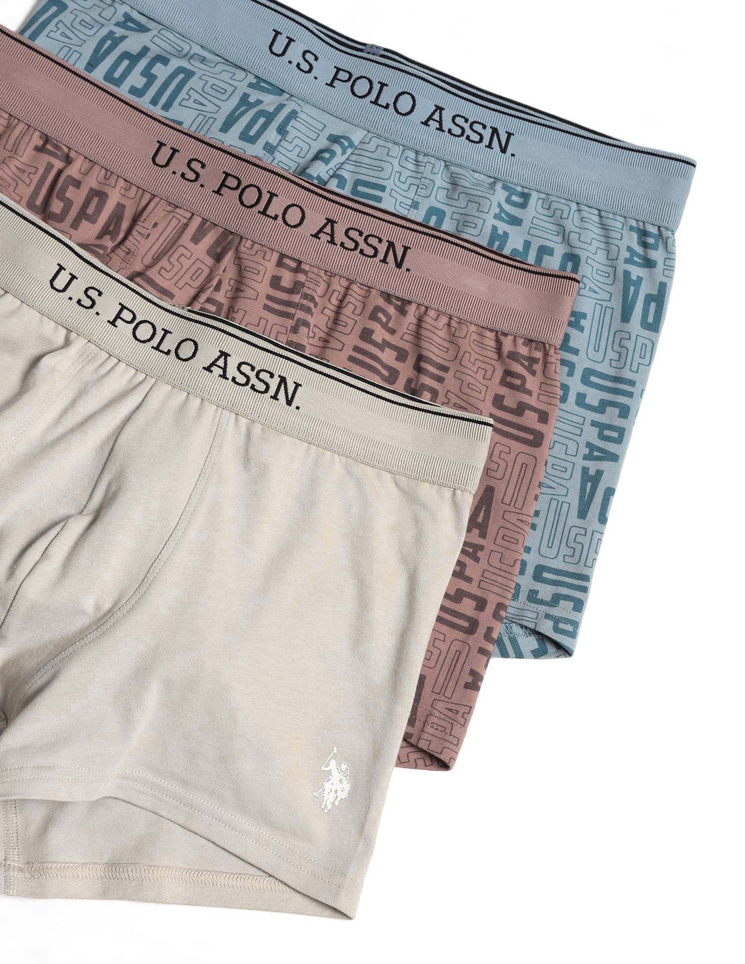 Solid Breathable OET17 Trunks - Pack Of 3 - Image 2