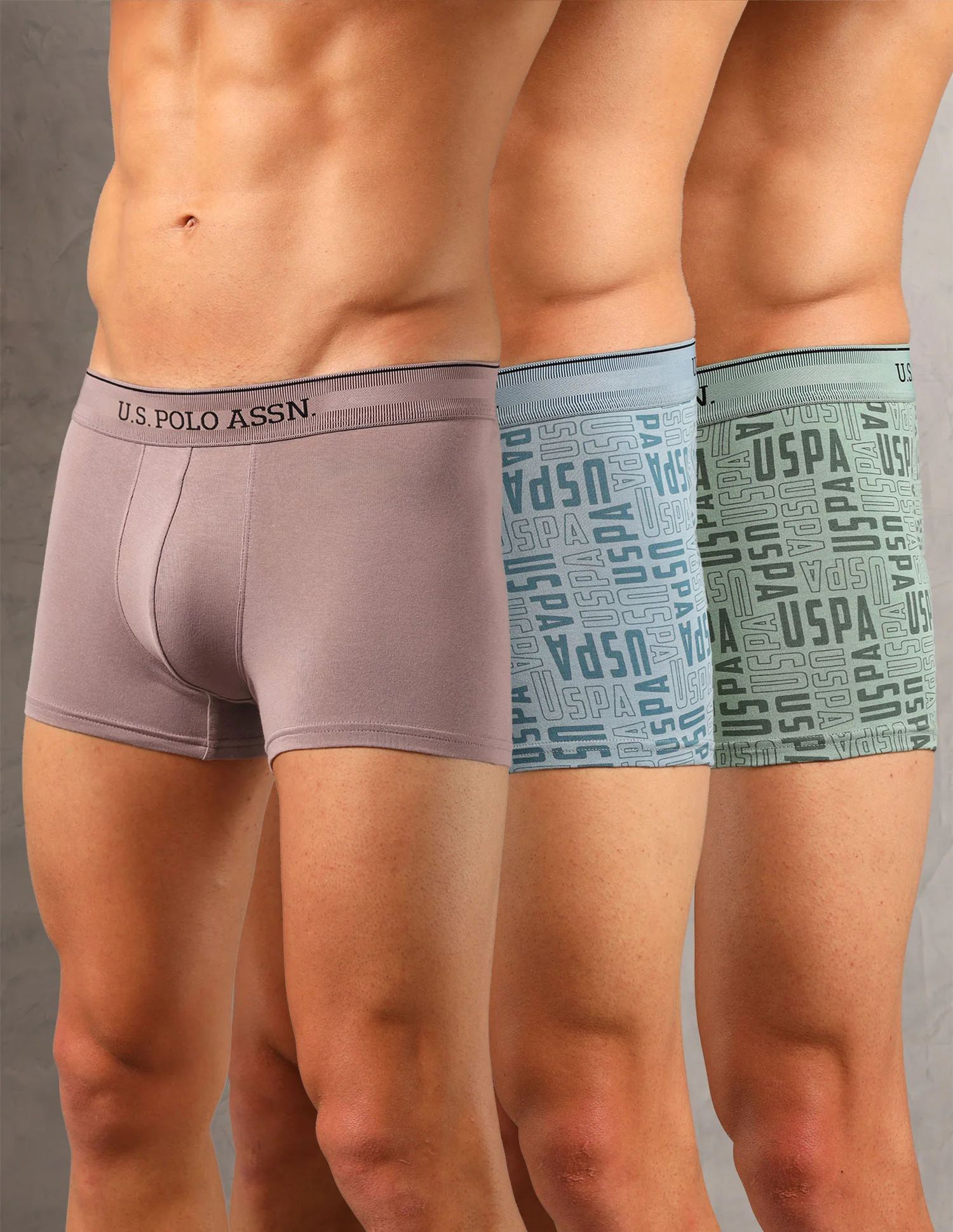 Solid Breathable OET17 Trunks - Pack Of 3 - Image 11