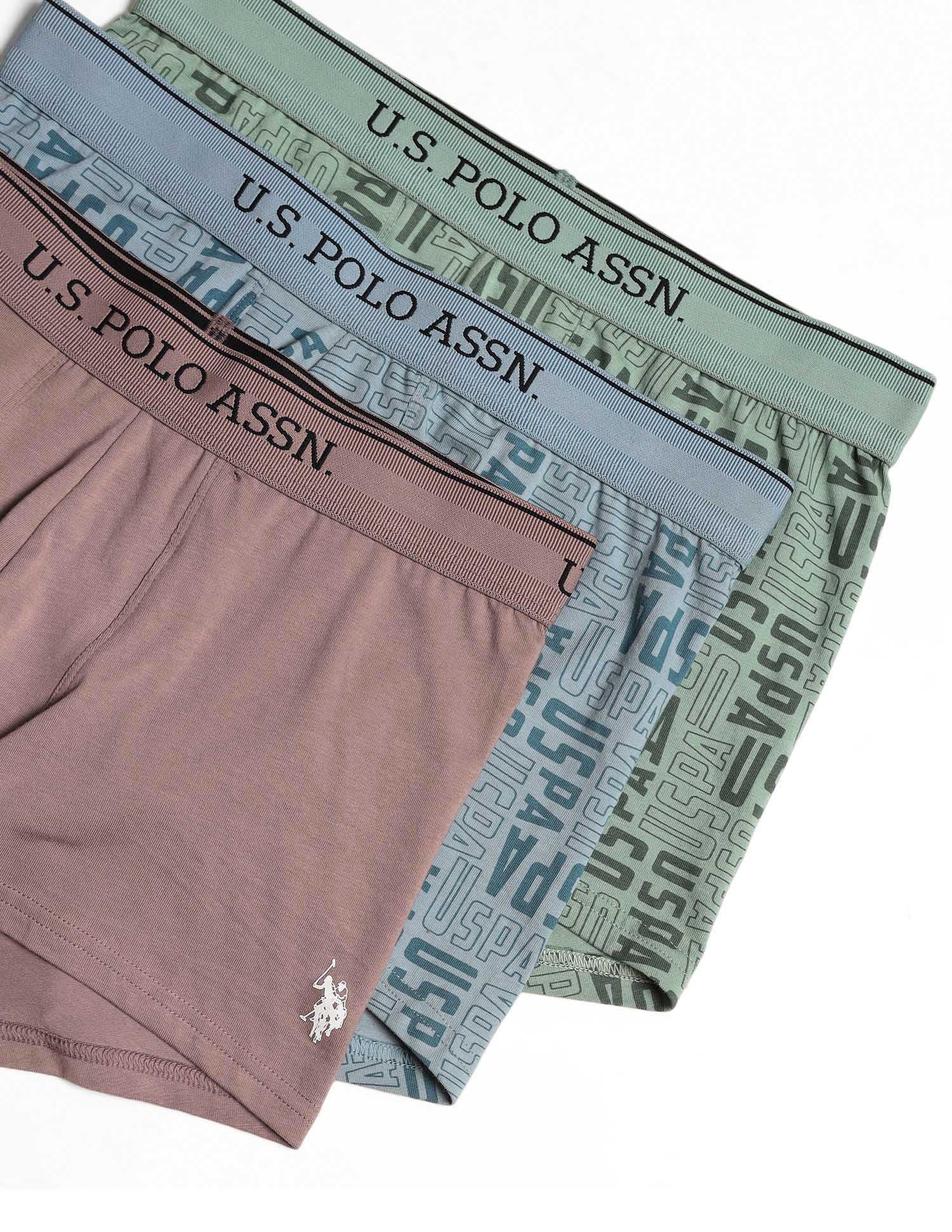 Solid Breathable OET17 Trunks - Pack Of 3 - Image 2