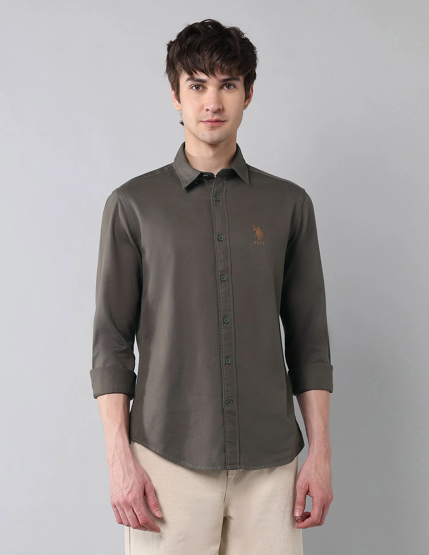 Solid Cavalry Twill Shirt - Image 6