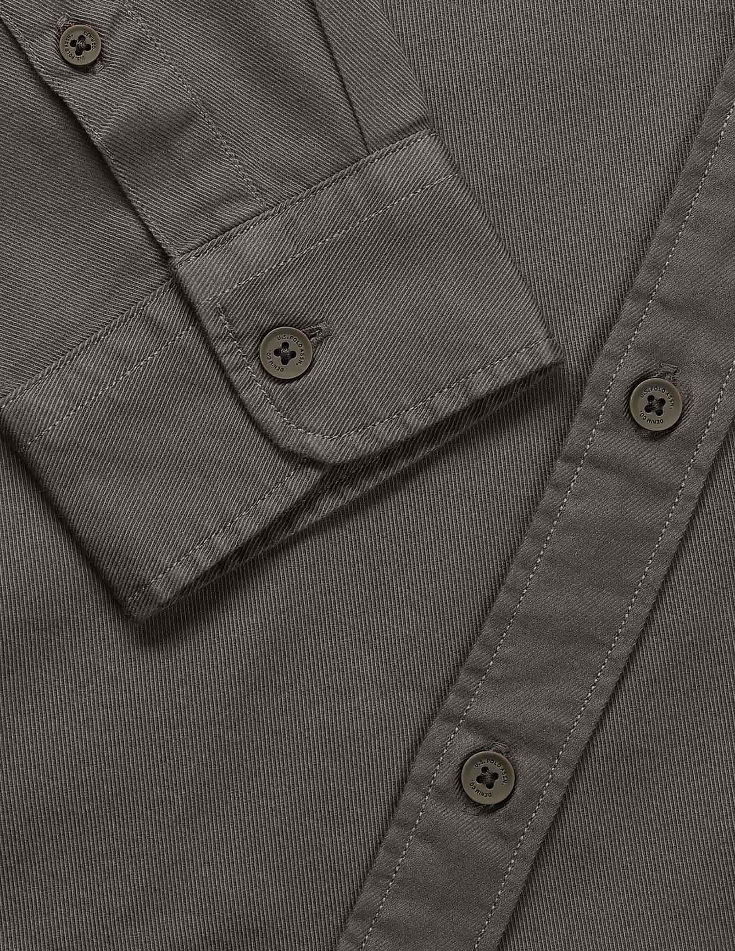 Solid Cavalry Twill Shirt - Image 8