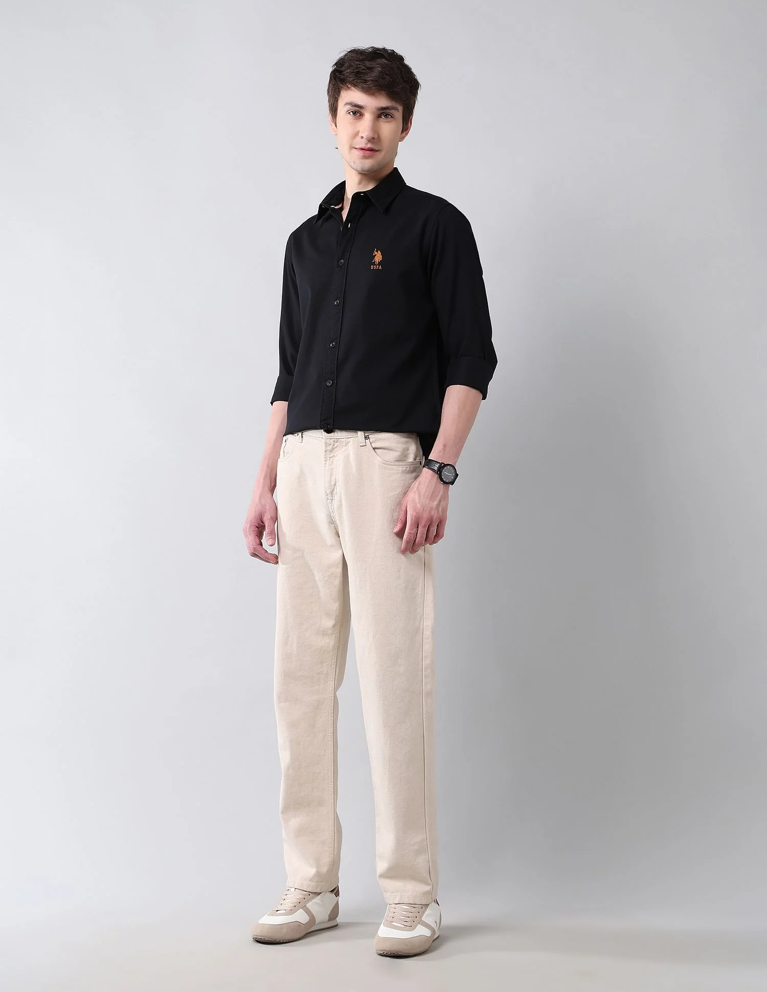 Solid Cavalry Twill Shirt - Image 3
