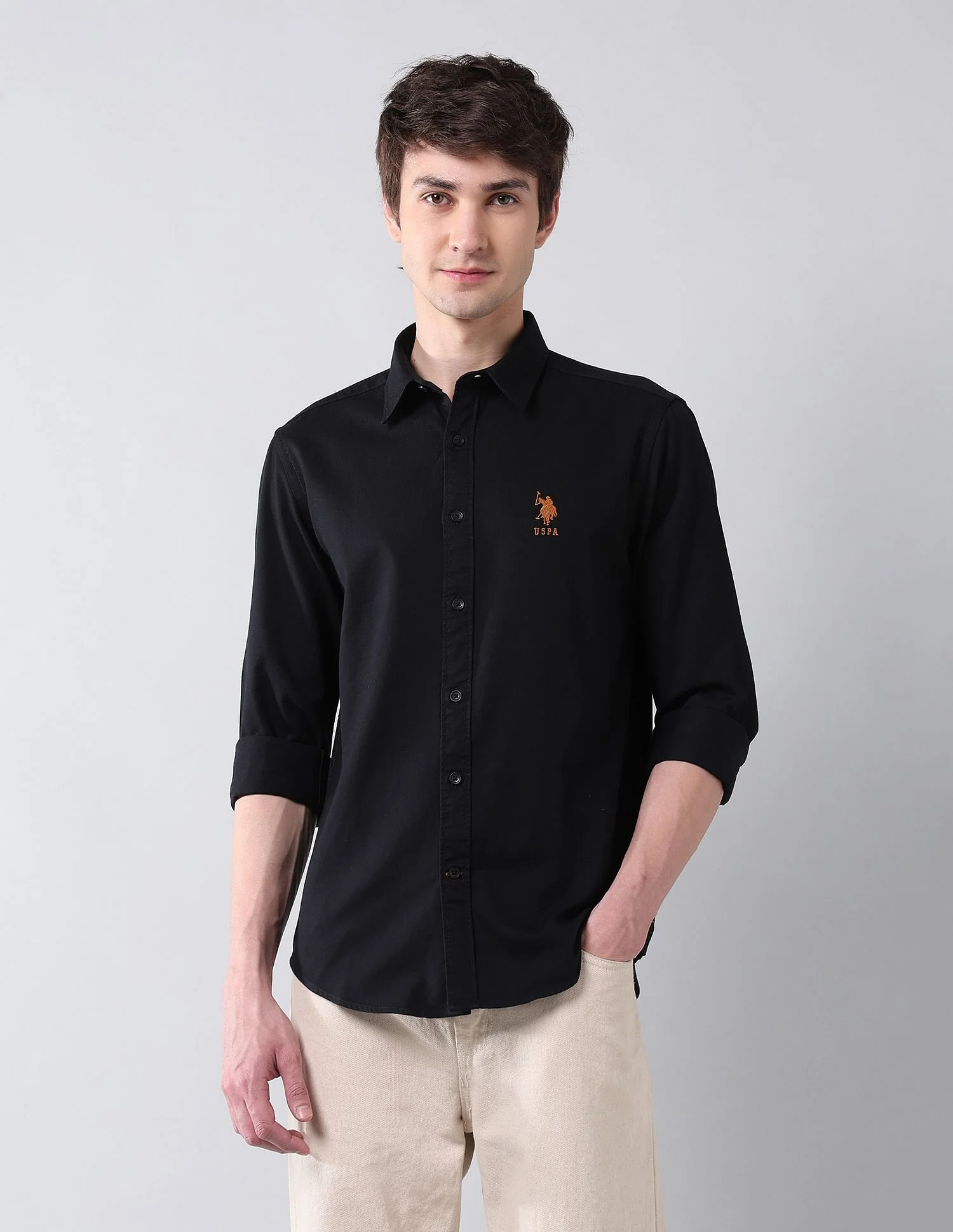 Solid Cavalry Twill Shirt - Image 6