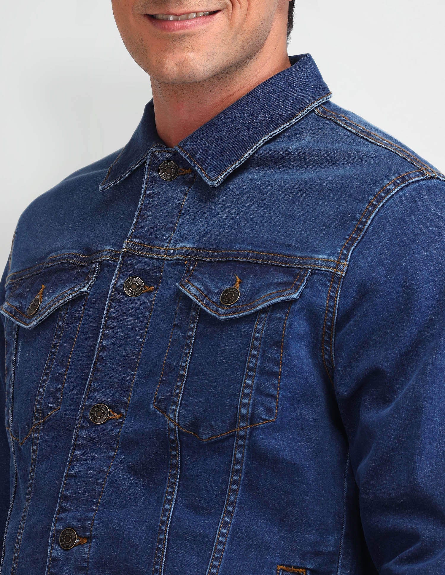 Solid Classic Fit Jacket - Image 7