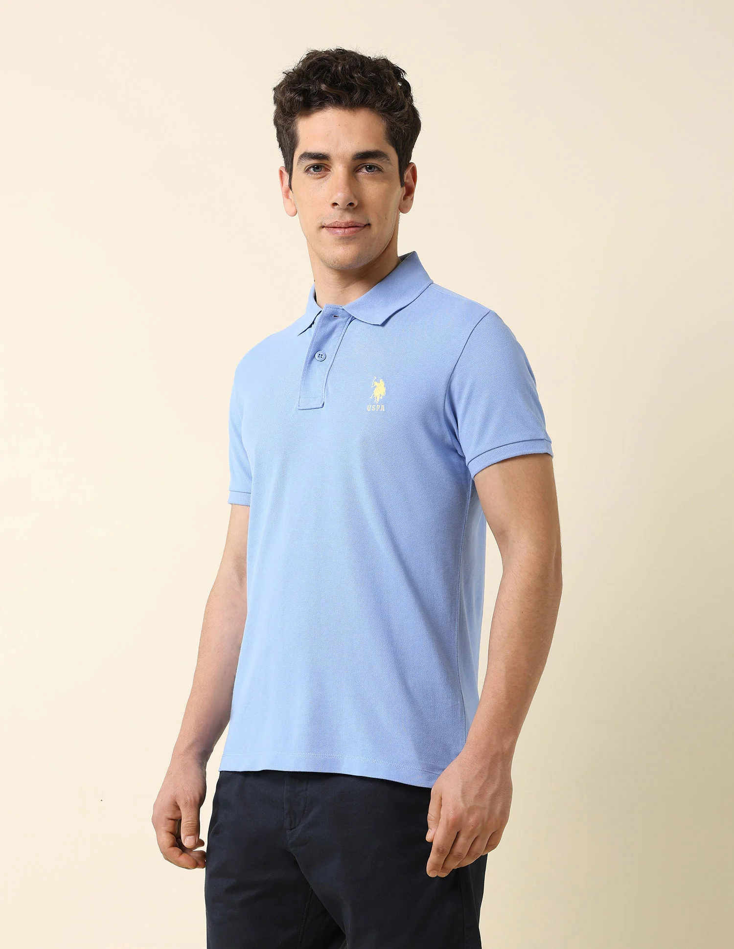 Solid Classic Polo Shirt - Image 4