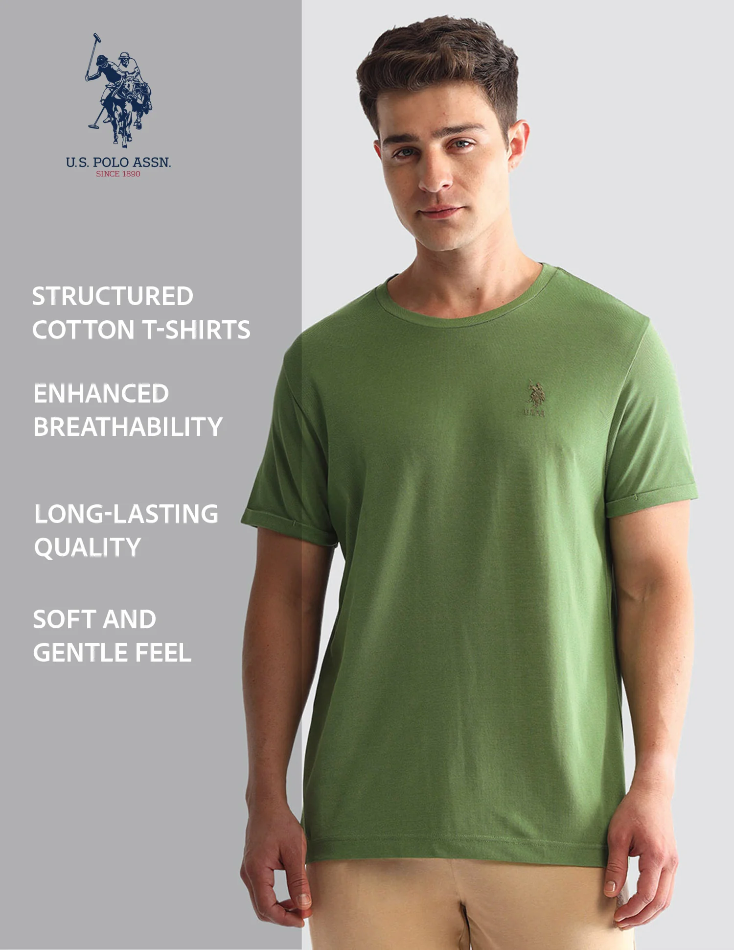 Solid Comfort Fit Loungewear T-Shirt - Image 9