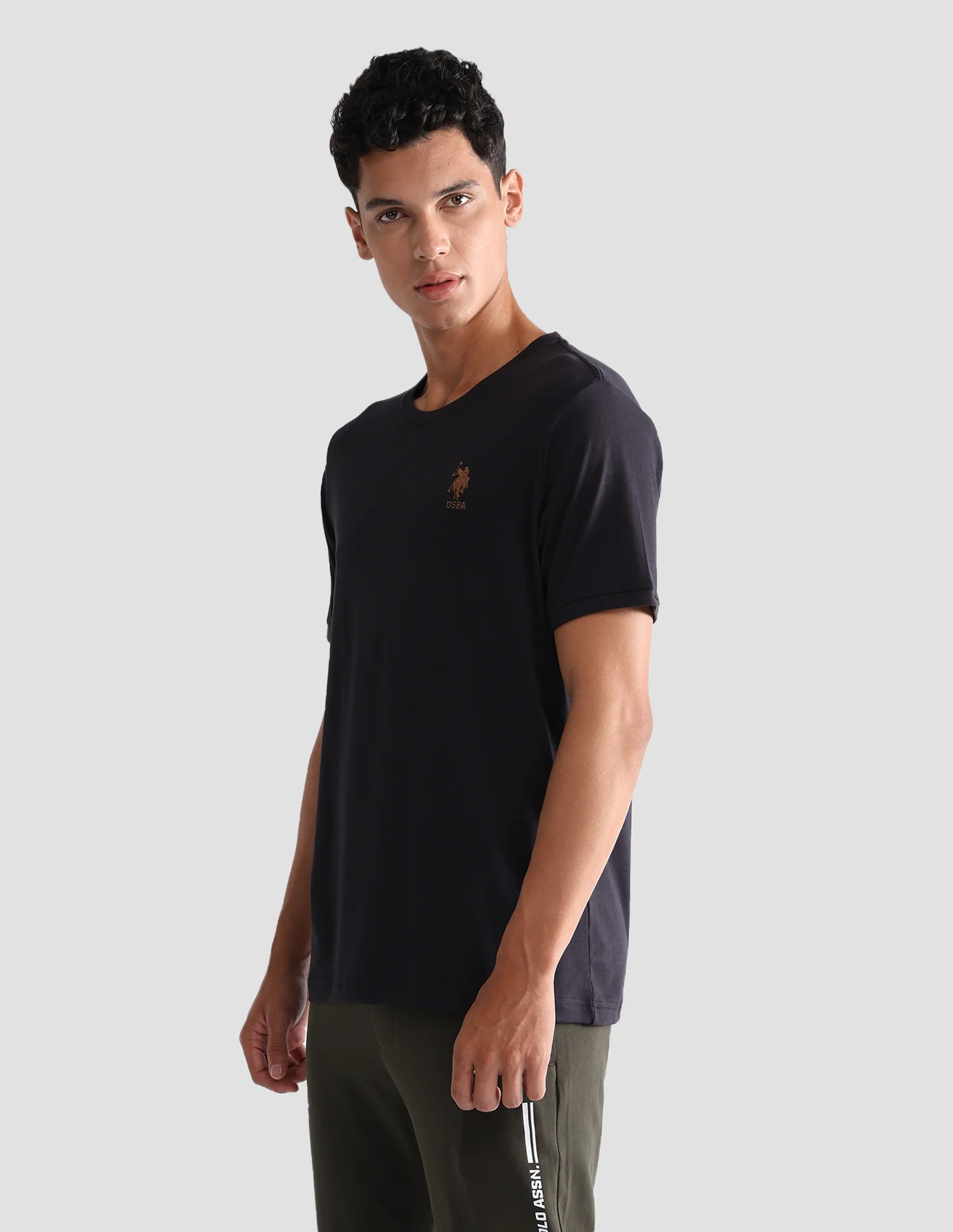 Solid Comfort Fit OEE10 Lounge T-Shirt - Pack Of 1 - Image 4
