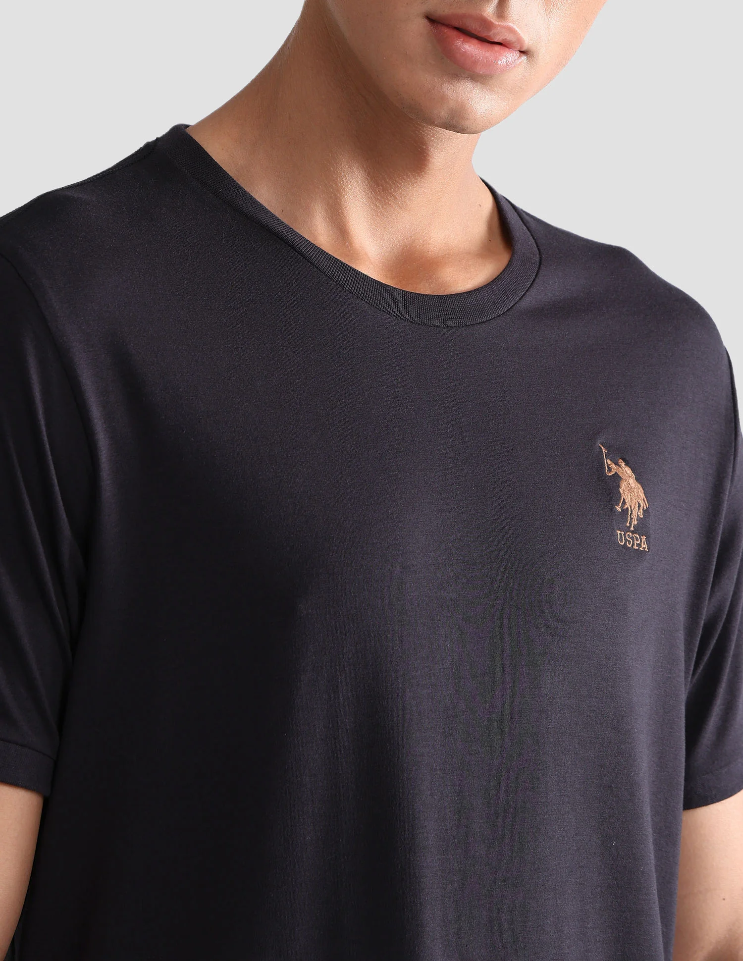 Solid Comfort Fit OEE10 Lounge T-Shirt - Pack Of 1 - Image 7
