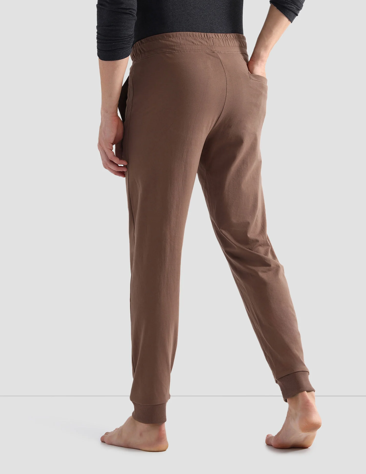 Solid Comfort Fit OJ006 Lounge Joggers - Pack Of 1 - Image 5