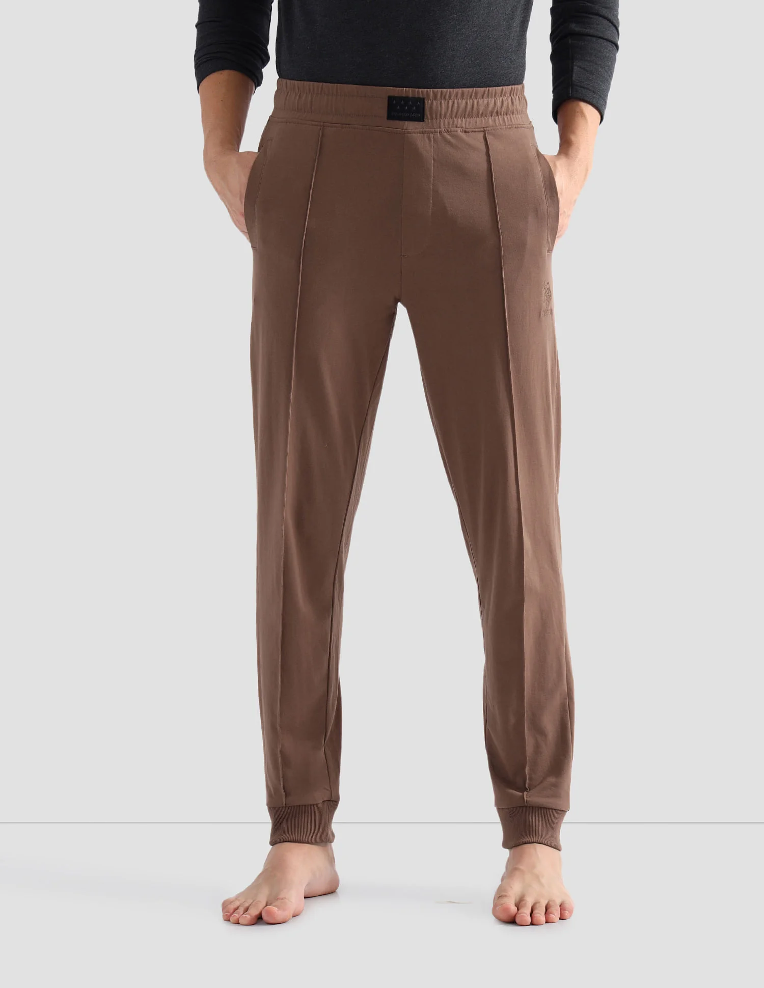 Solid Comfort Fit OJ006 Lounge Joggers - Pack Of 1 - Image 6