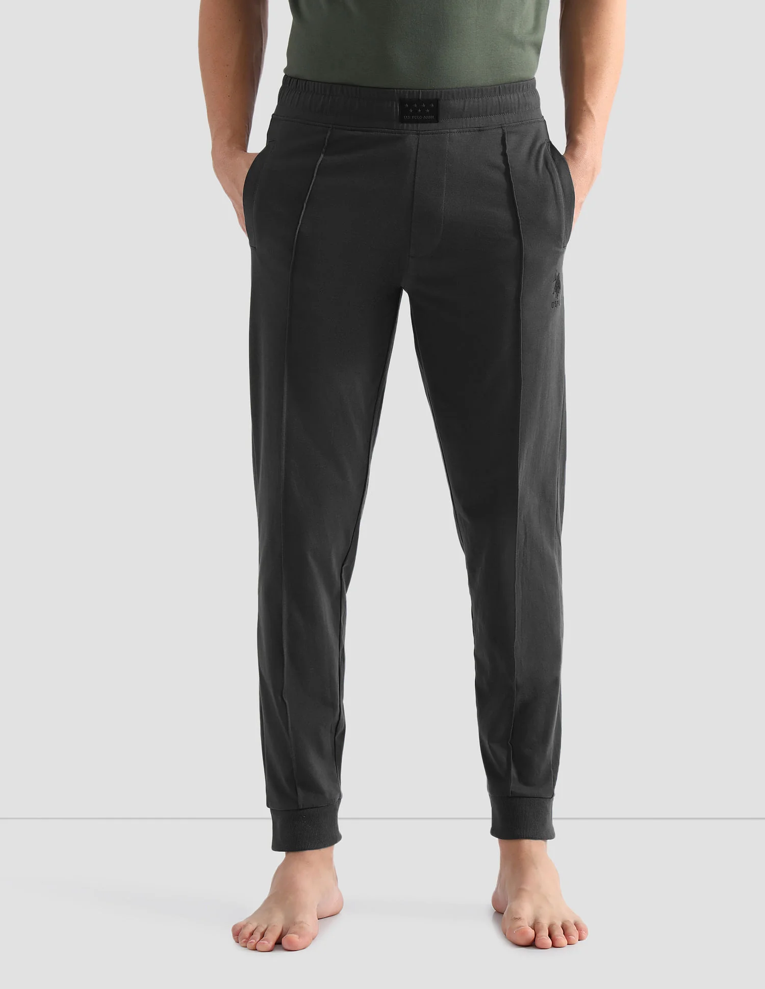 Solid Comfort Fit OJ006 Lounge Joggers - Pack Of 1 - Image 6