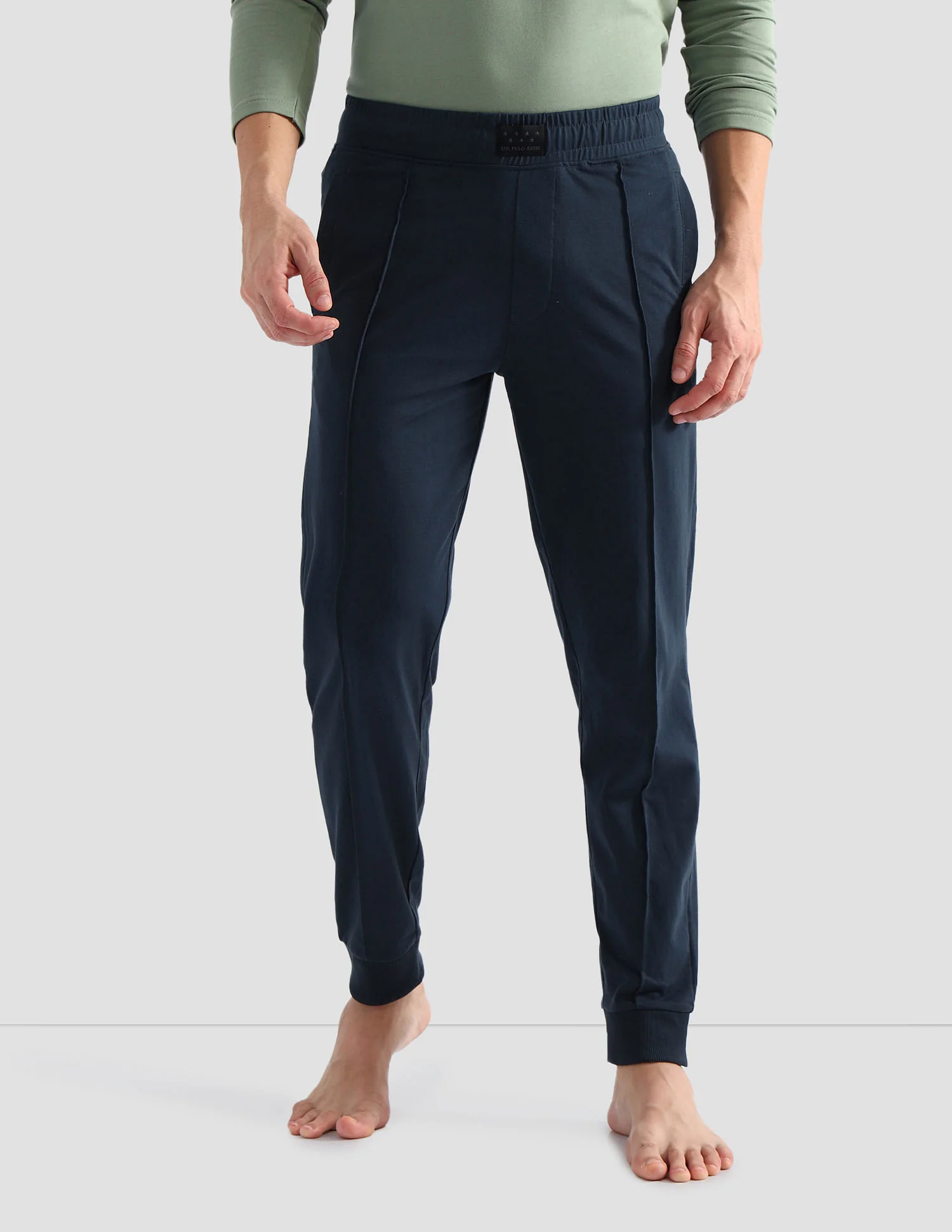 Solid Comfort Fit OJ006 Lounge Joggers - Pack Of 1 - Image 6