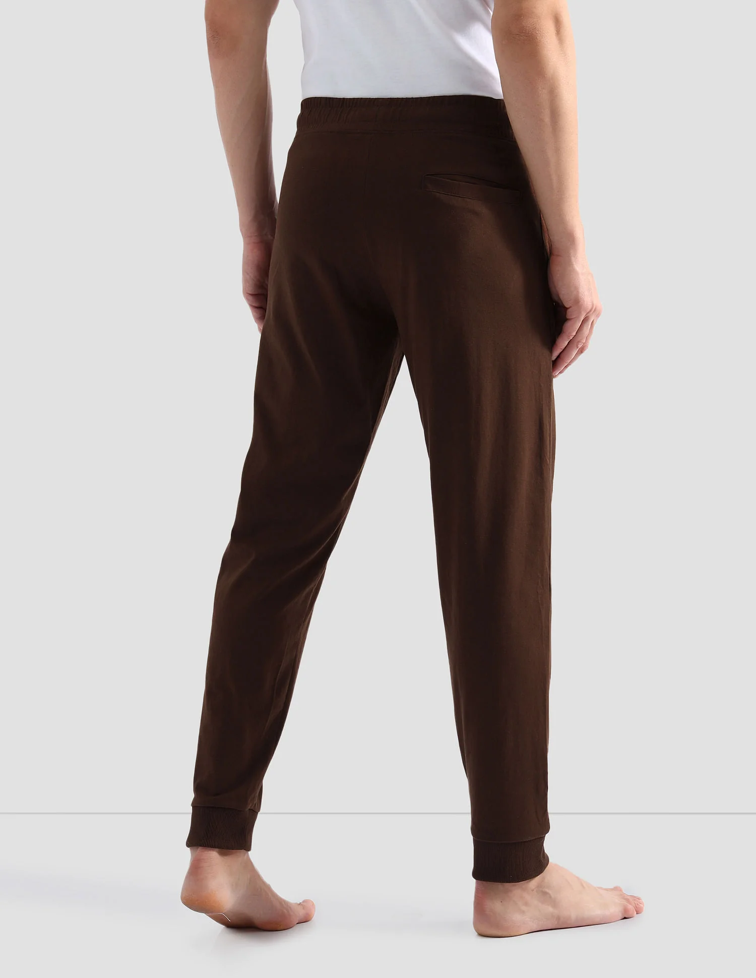 Solid Comfort Fit OJ006 Lounge Joggers - Pack Of 1 - Image 5