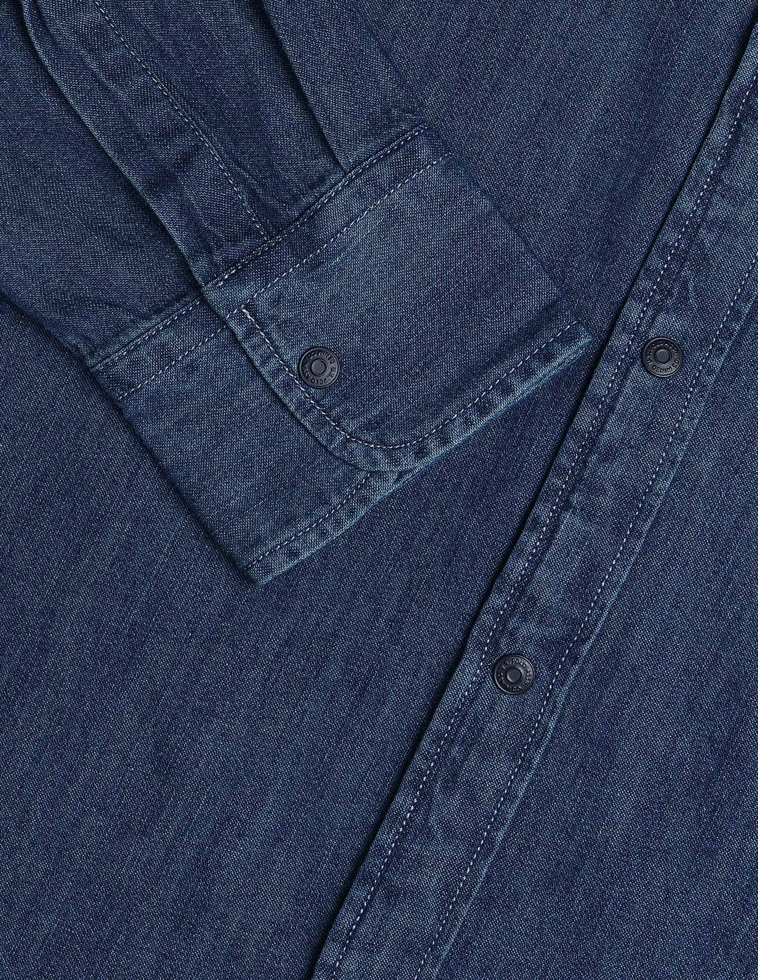Solid Comfort Fit Shirt - Image 8