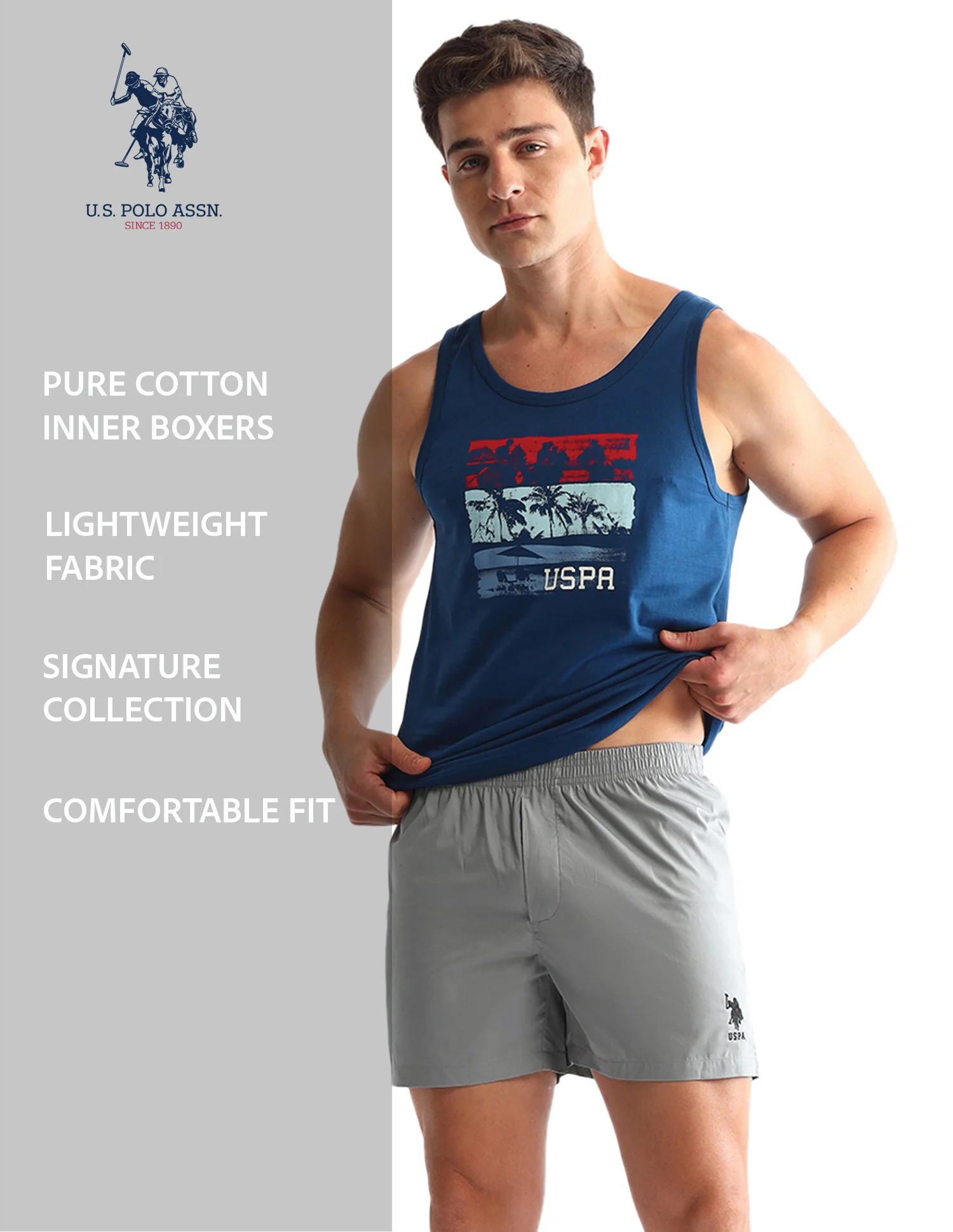 Solid Cotton OEX07 Boxers - Pack Of 1 - Image 9