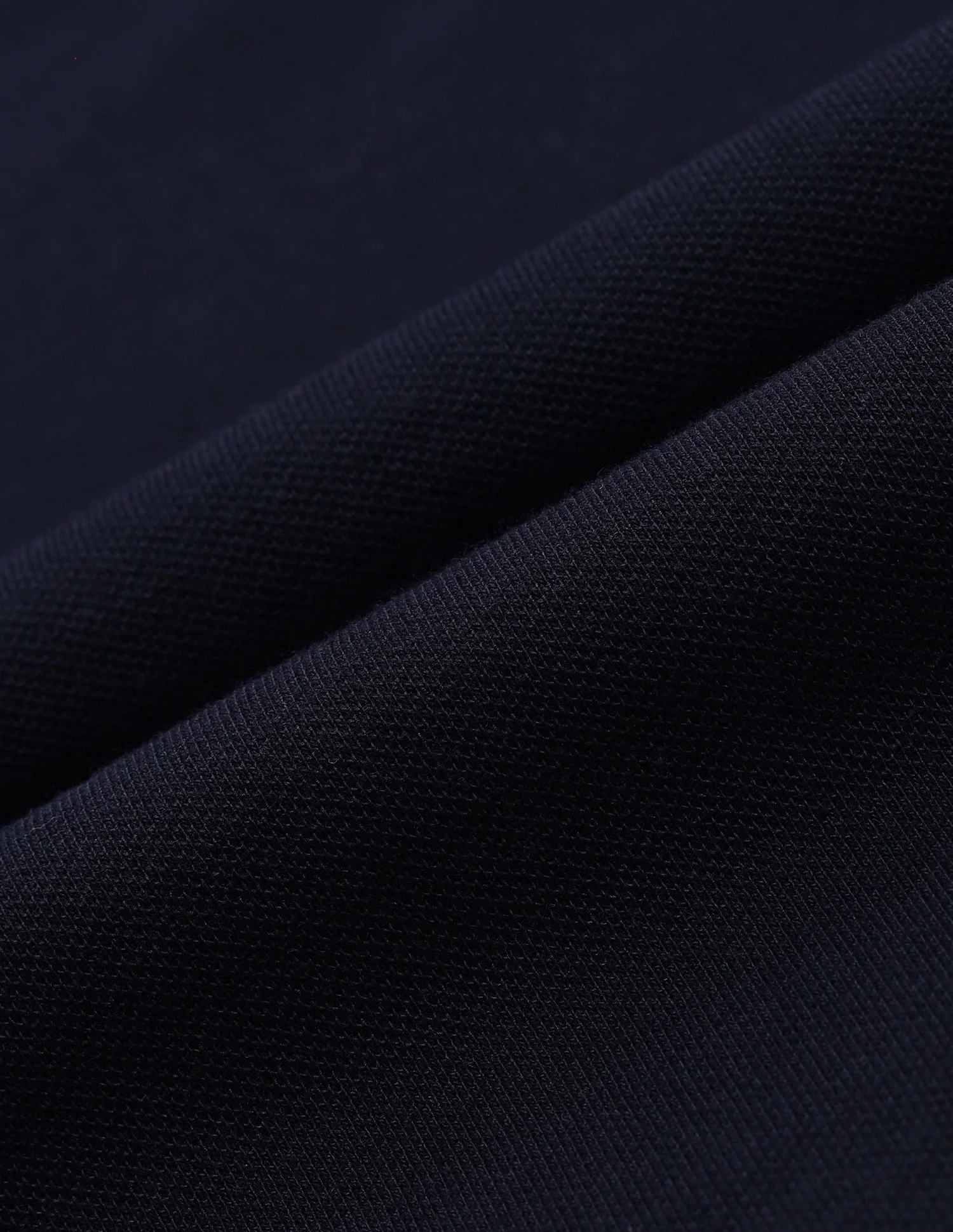 Solid Cotton Polo Shirt - Image 2