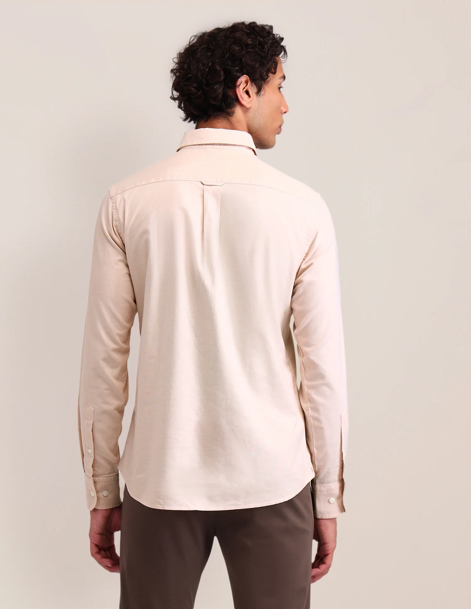 Solid Cotton Shirt - Image 5
