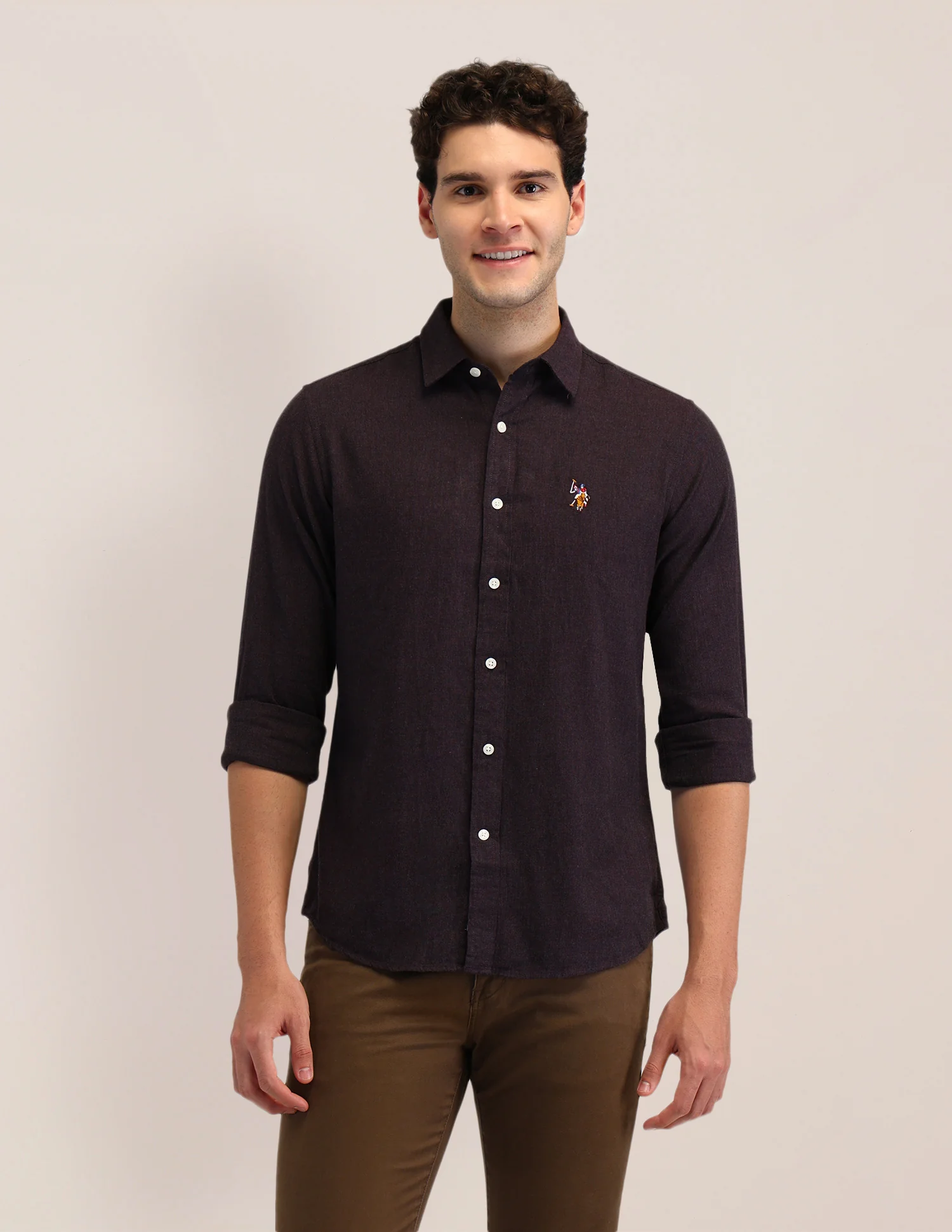 Solid Cotton Shirt - Image 6