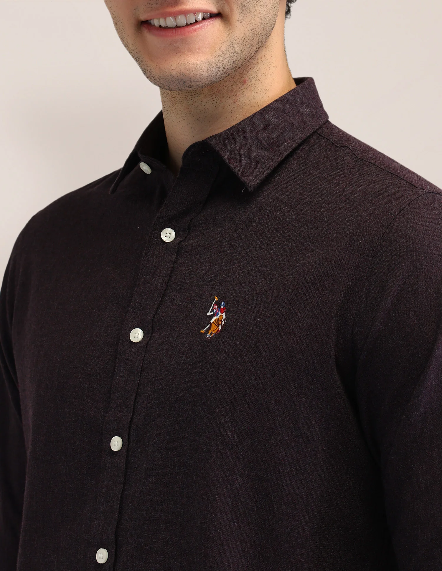 Solid Cotton Shirt - Image 7