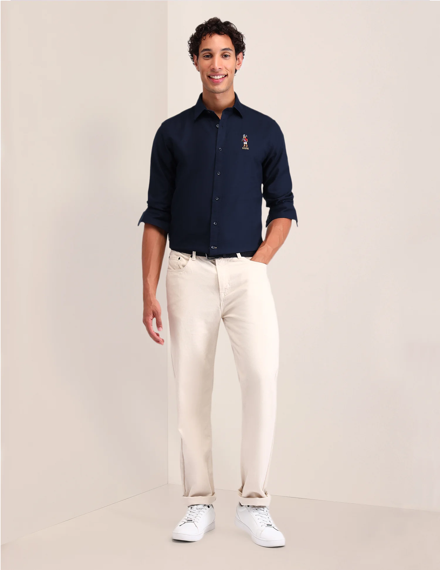 Solid Cotton Shirt - Image 3