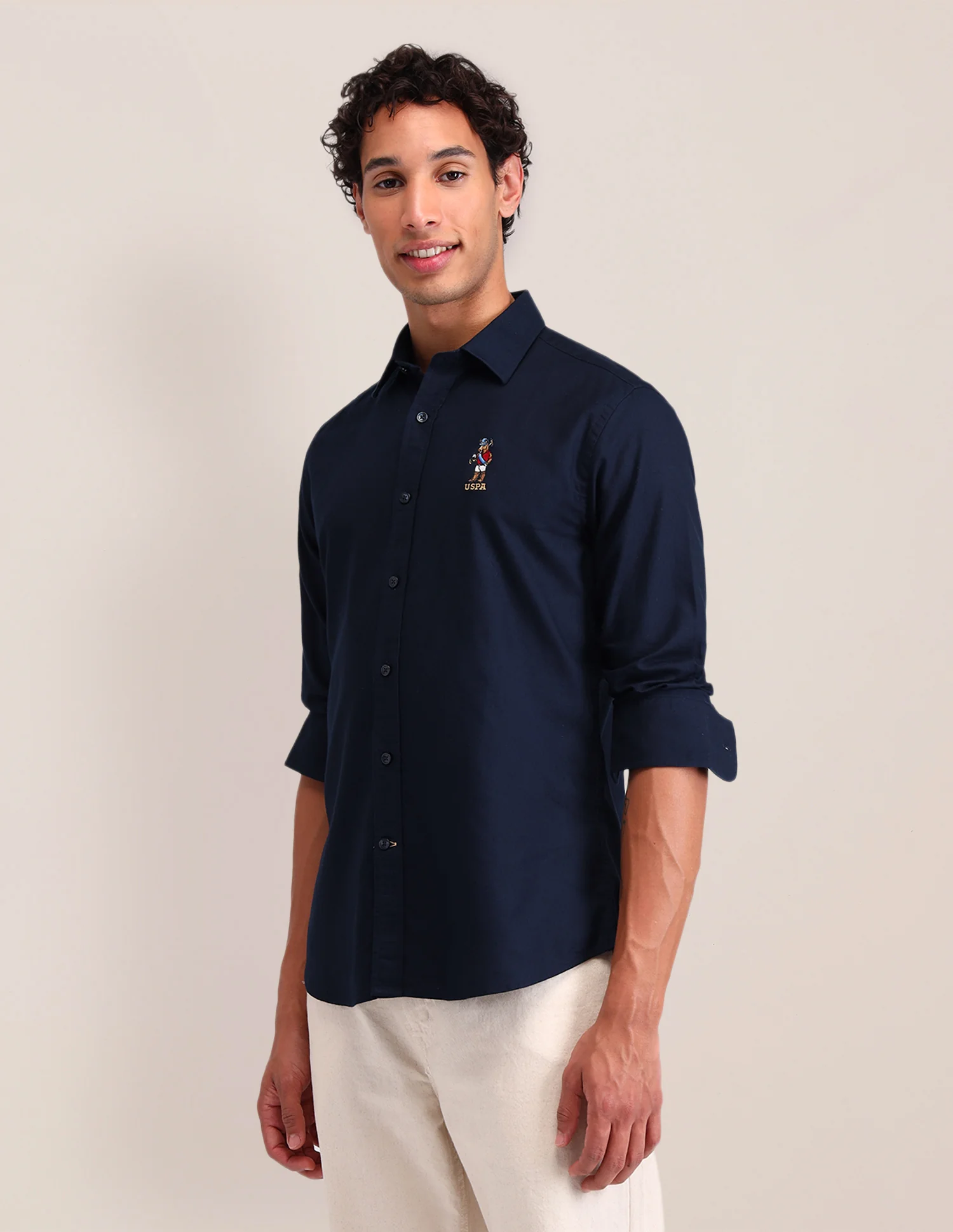 Solid Cotton Shirt - Image 4