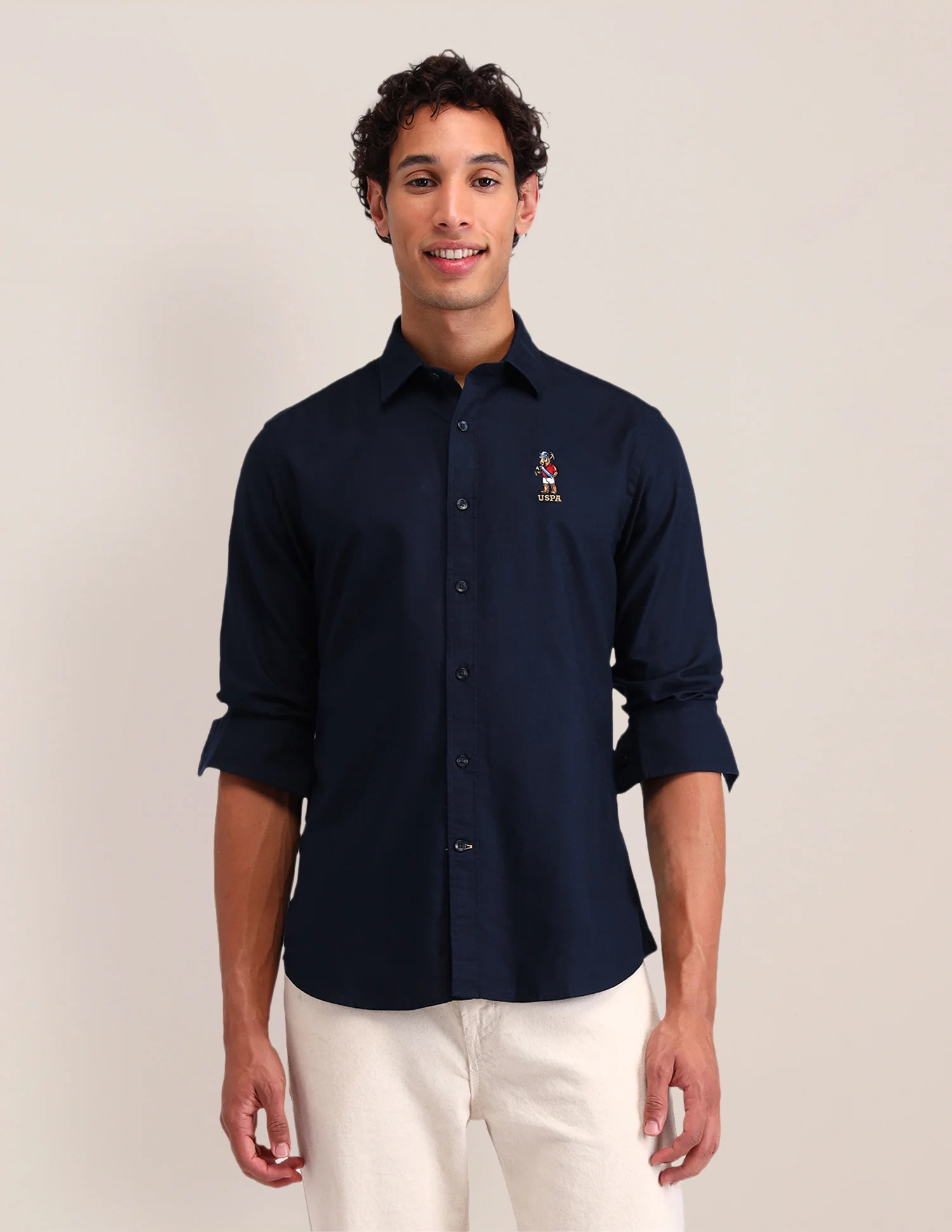 Solid Cotton Shirt - Image 6