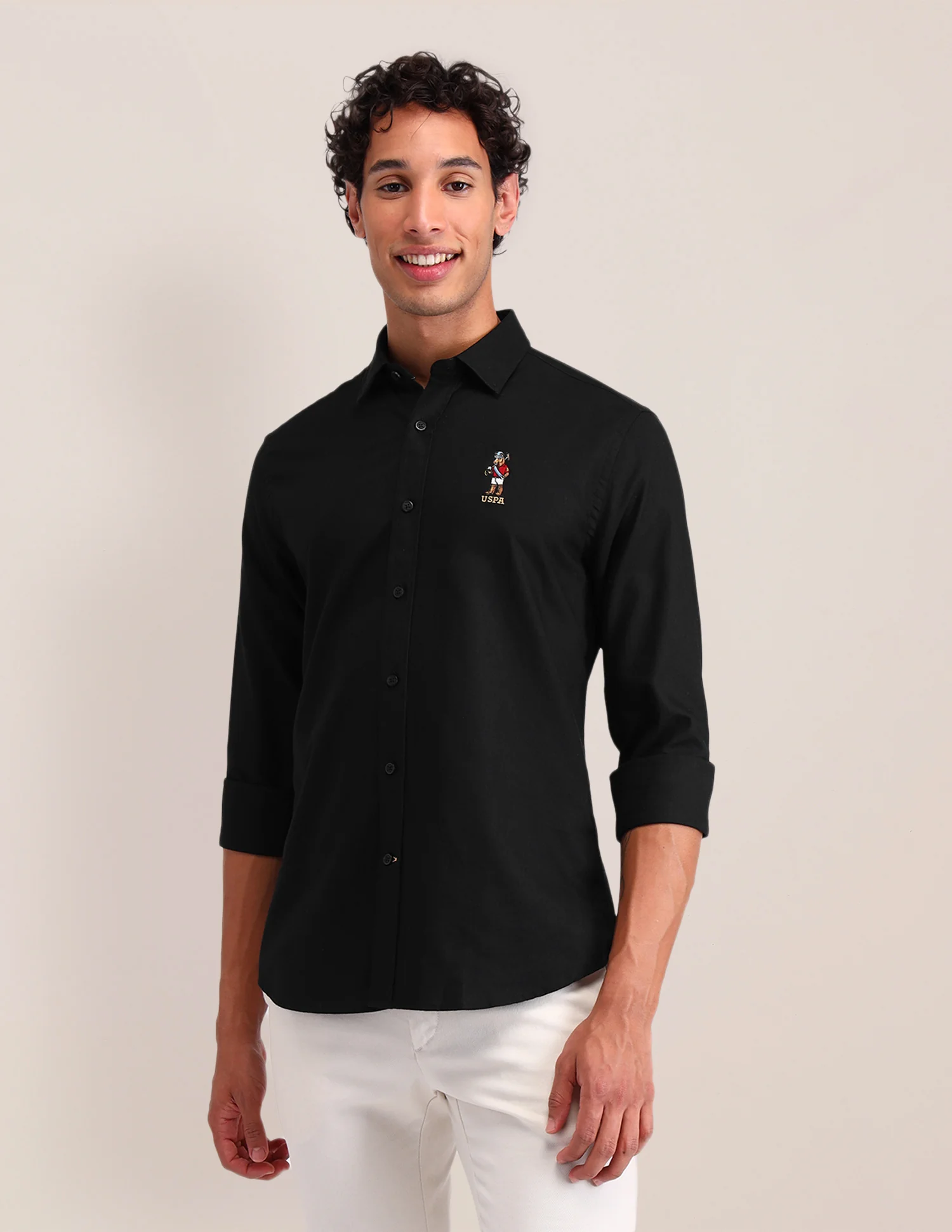 Solid Cotton Shirt - Image 4