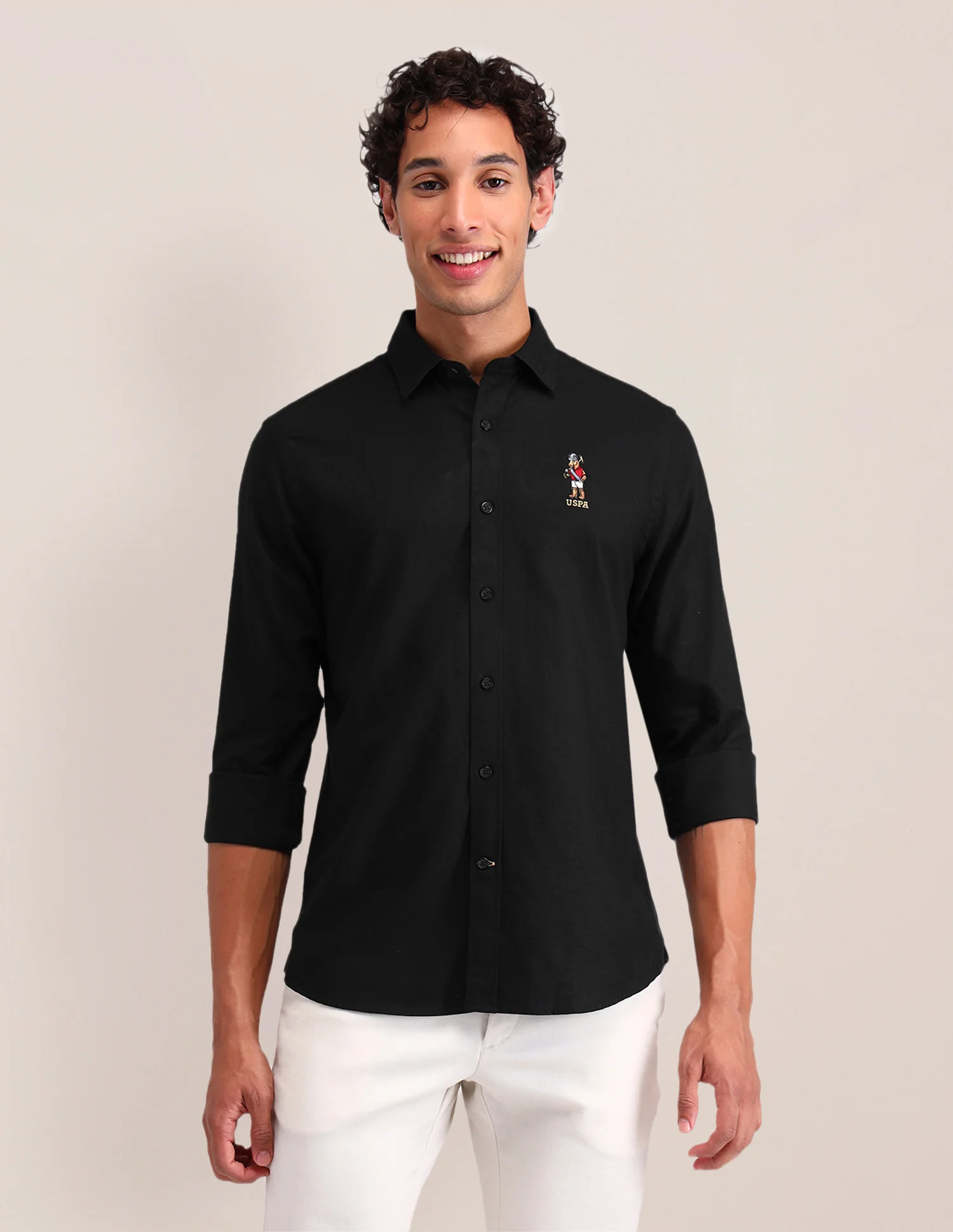 Solid Cotton Shirt - Image 6